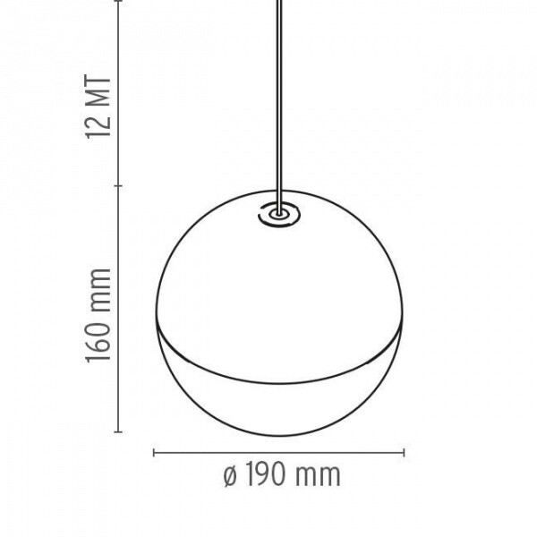 String Lights LED Suspension Lamp spherical