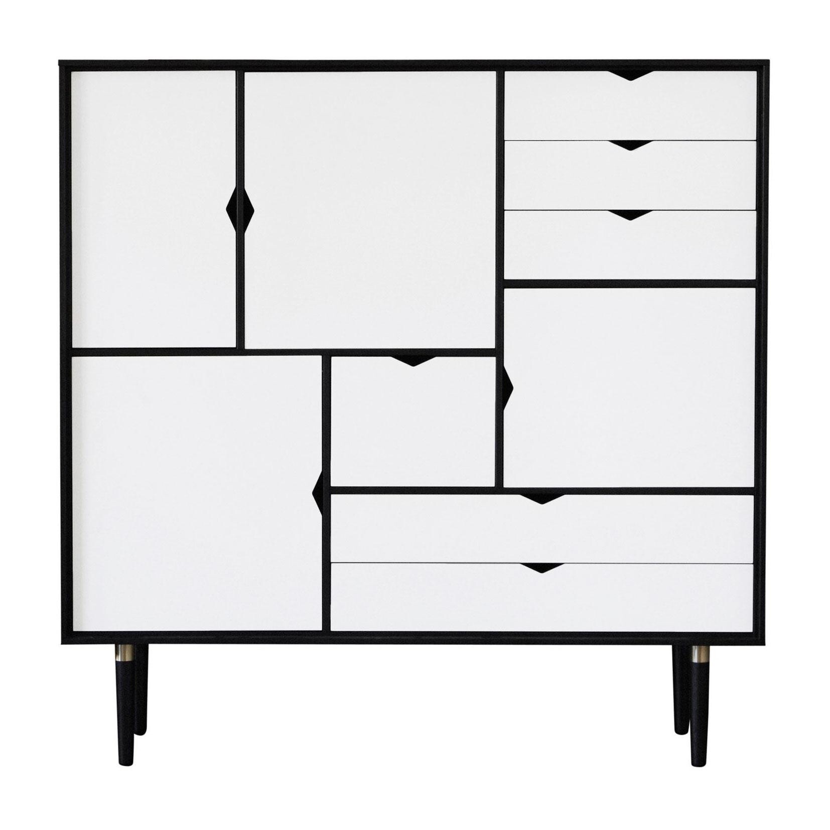 S3 Highboard White Fronts