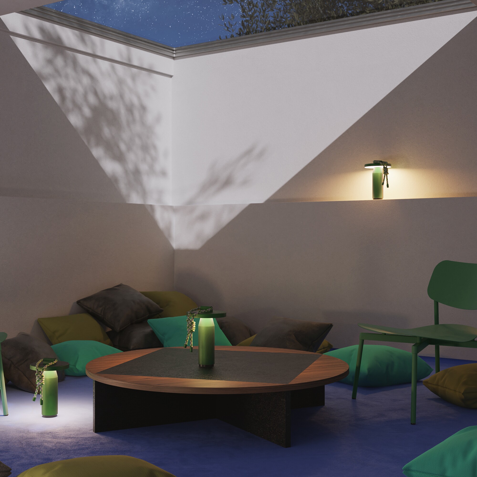 Quasar LED Lamp with Battery