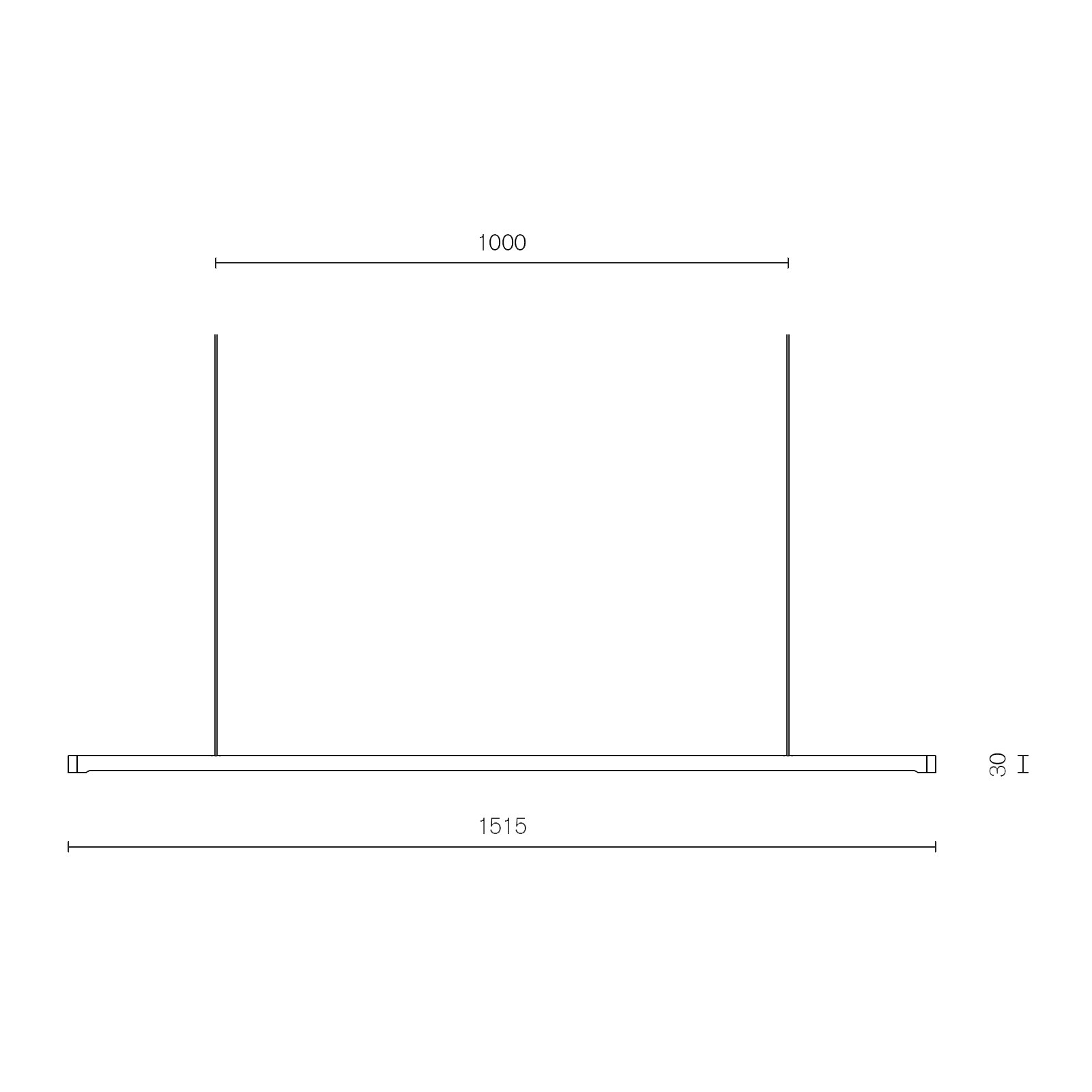 w181 Linier LED Suspension Lamp