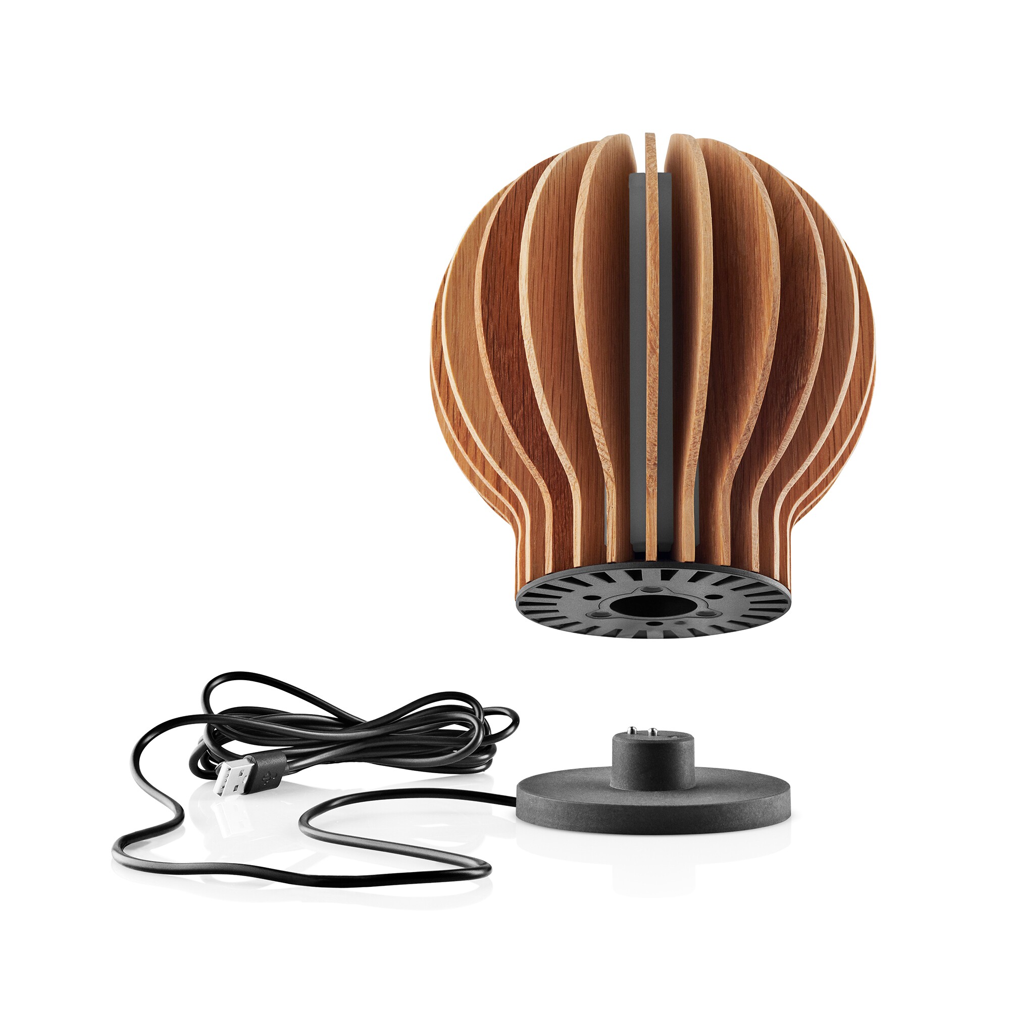 Radiant LED Lamp with Battery Round