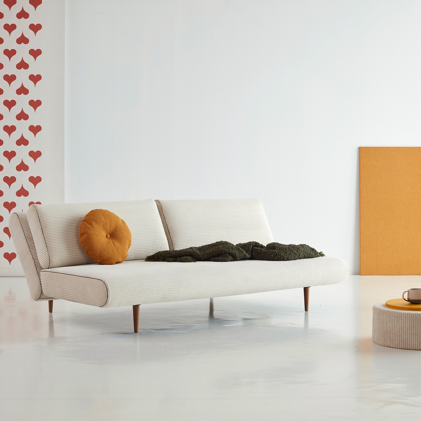 Unfurl Lounger Sofa Bed 200x121cm Corduroy