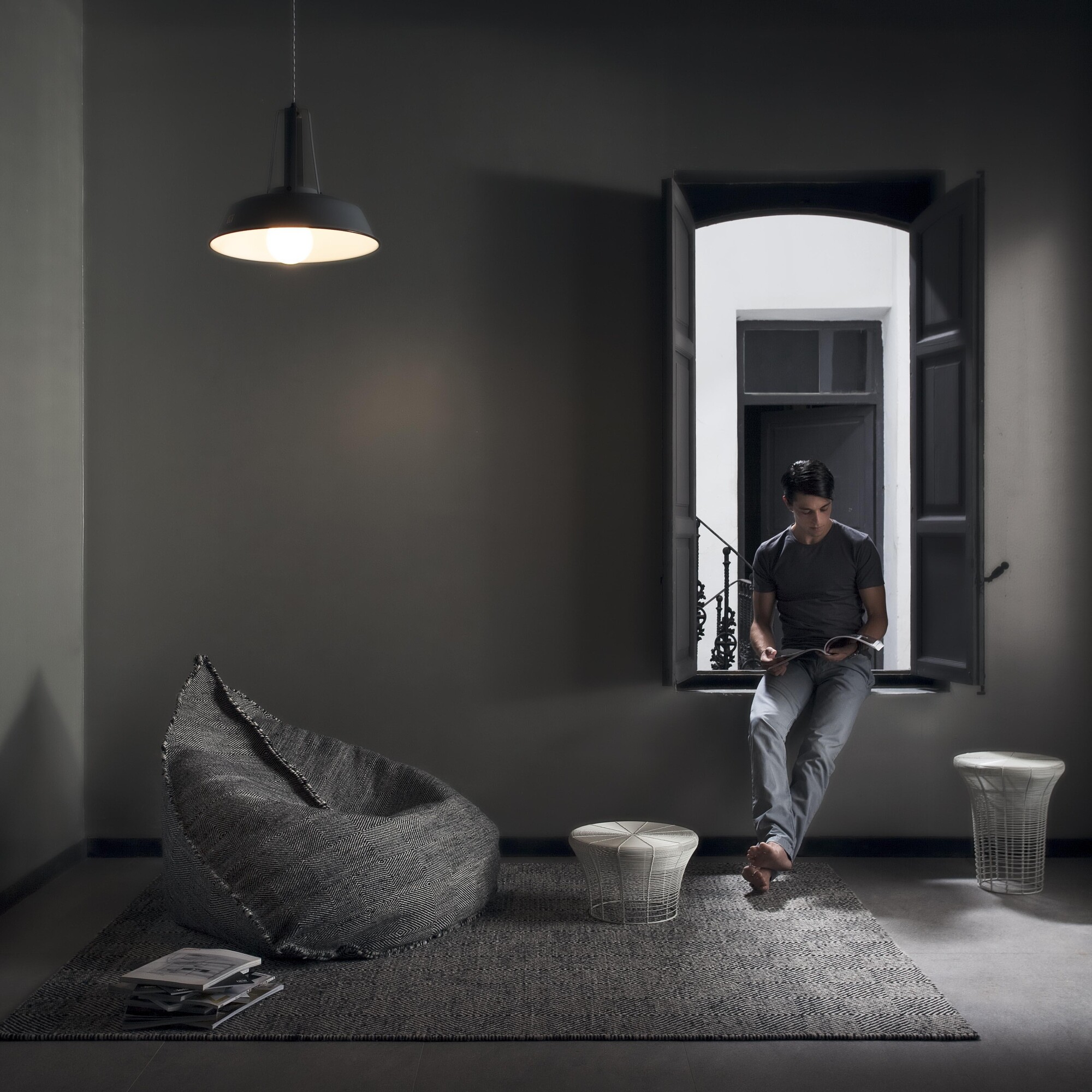 Sail Gan Spaces Pouf/Bean Bag