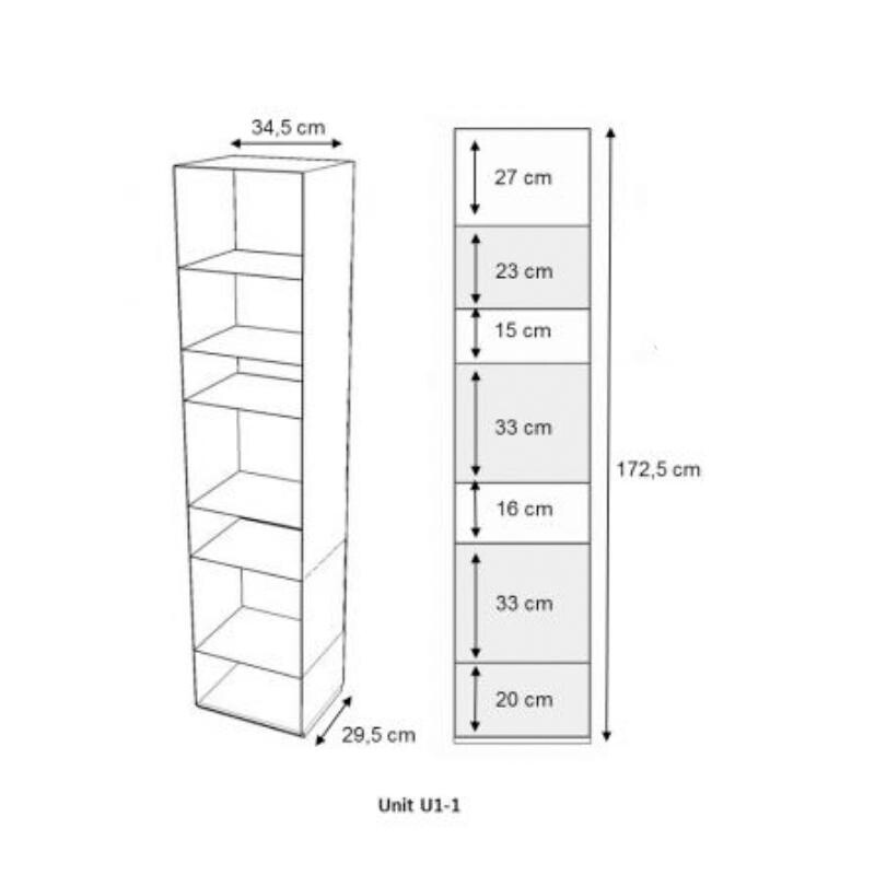 Unit 1 Shelf Freestanding