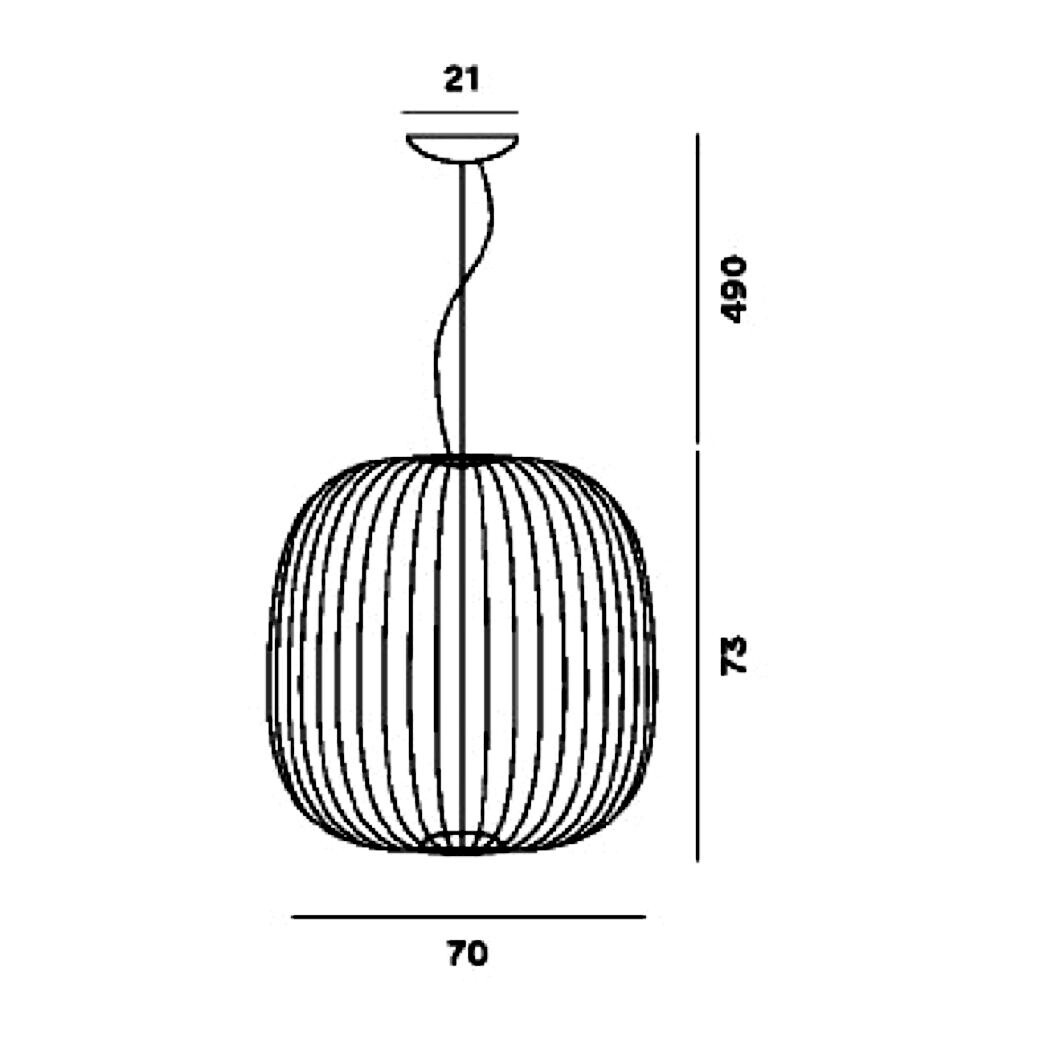 Spokes 2 Large LED Suspension Lamp