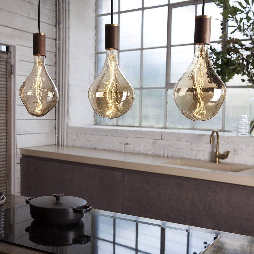 Walnut Knuckle Suspension Lamp