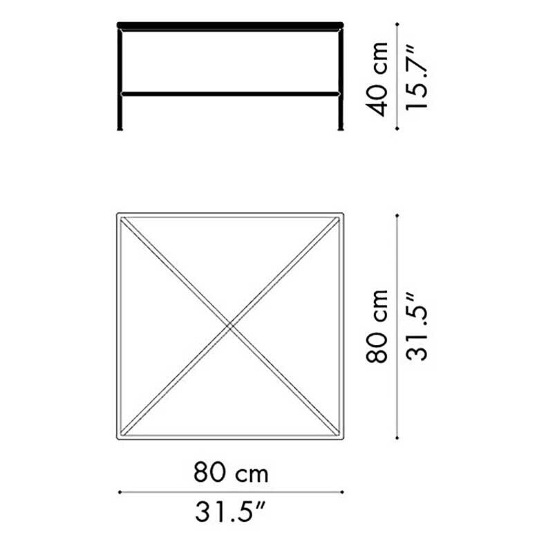 Planner™ MC320 Coffee Table Square