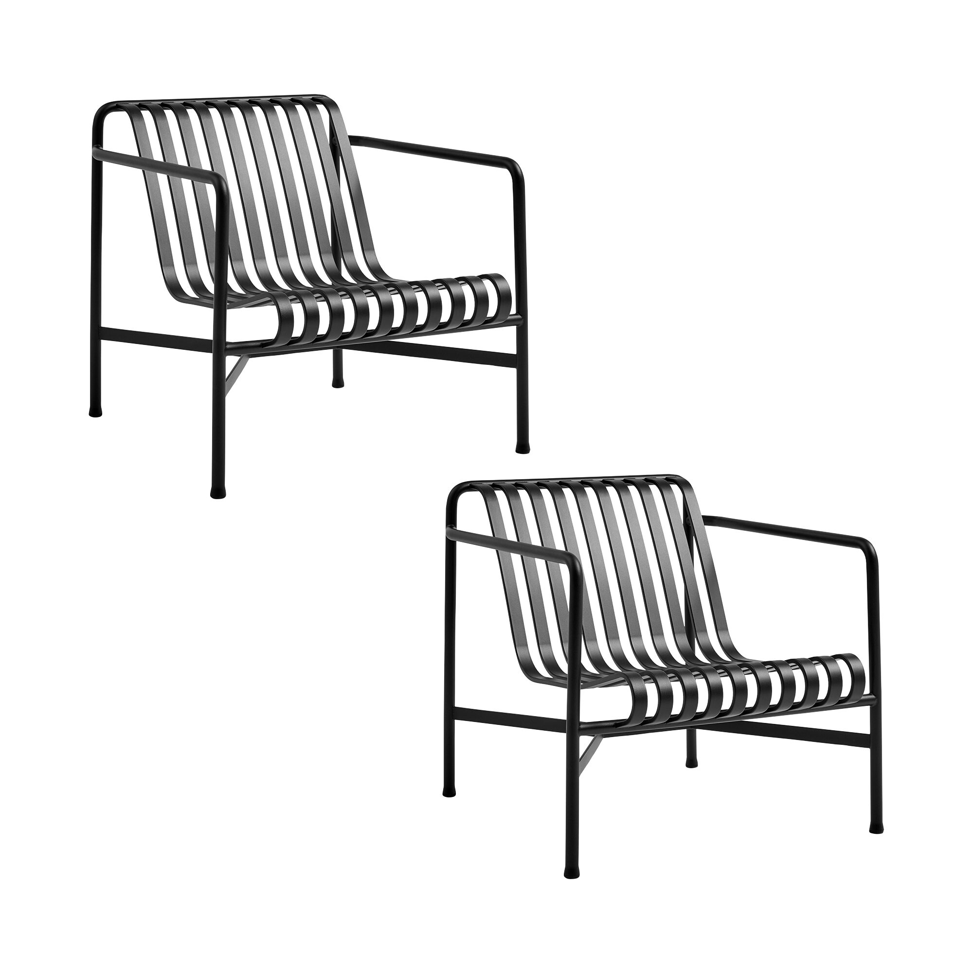 Palissade Garden Lounge Chair Low Set of 2