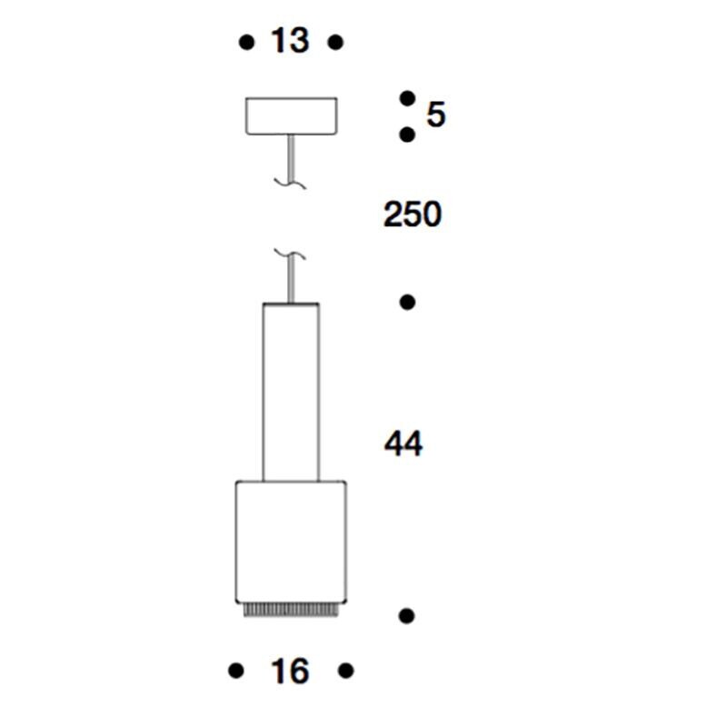 Promo Set A110 Hand Grenade Suspension Lamp + 3 Light Bulbs