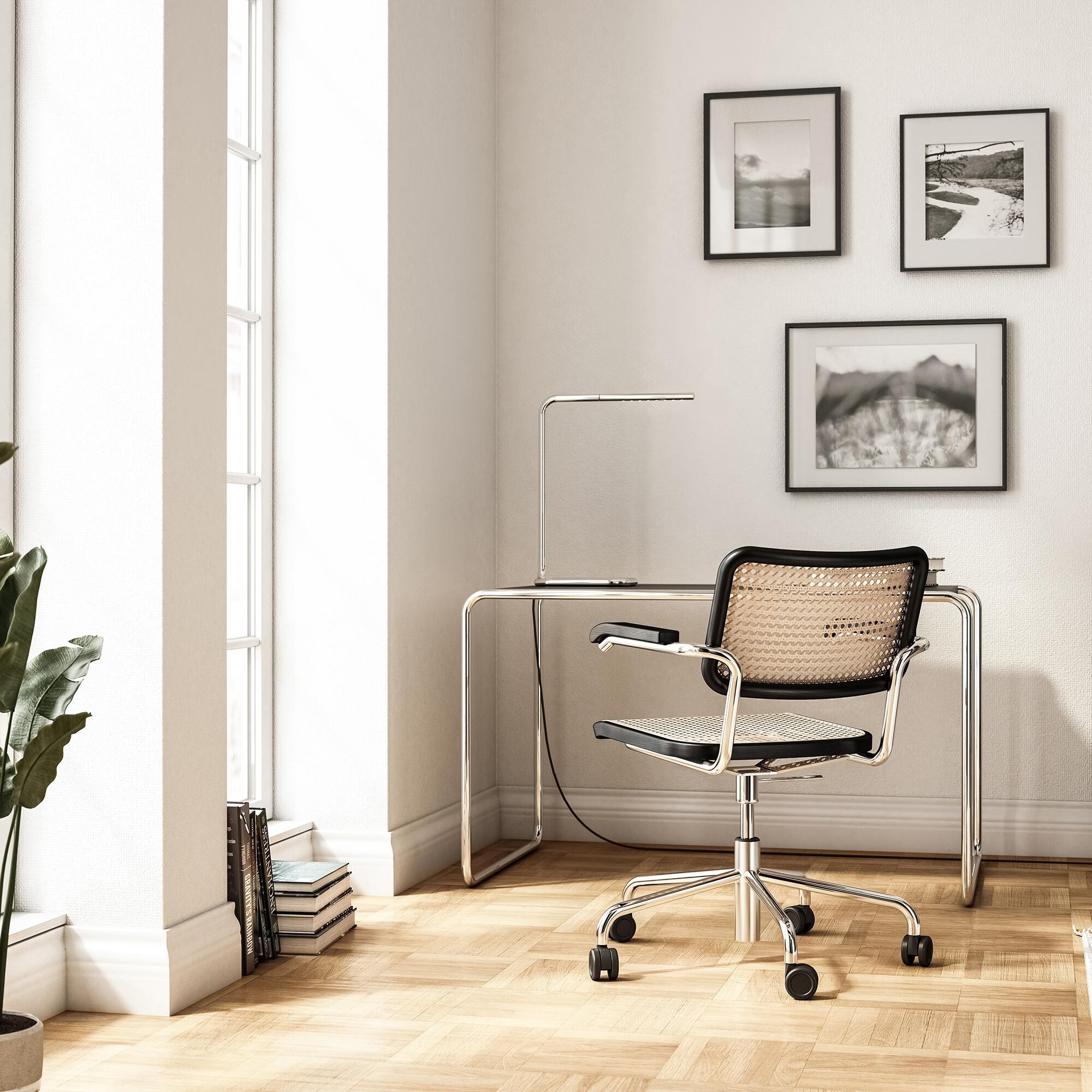 S 64 VDR Swivel Chair with Wickerwork