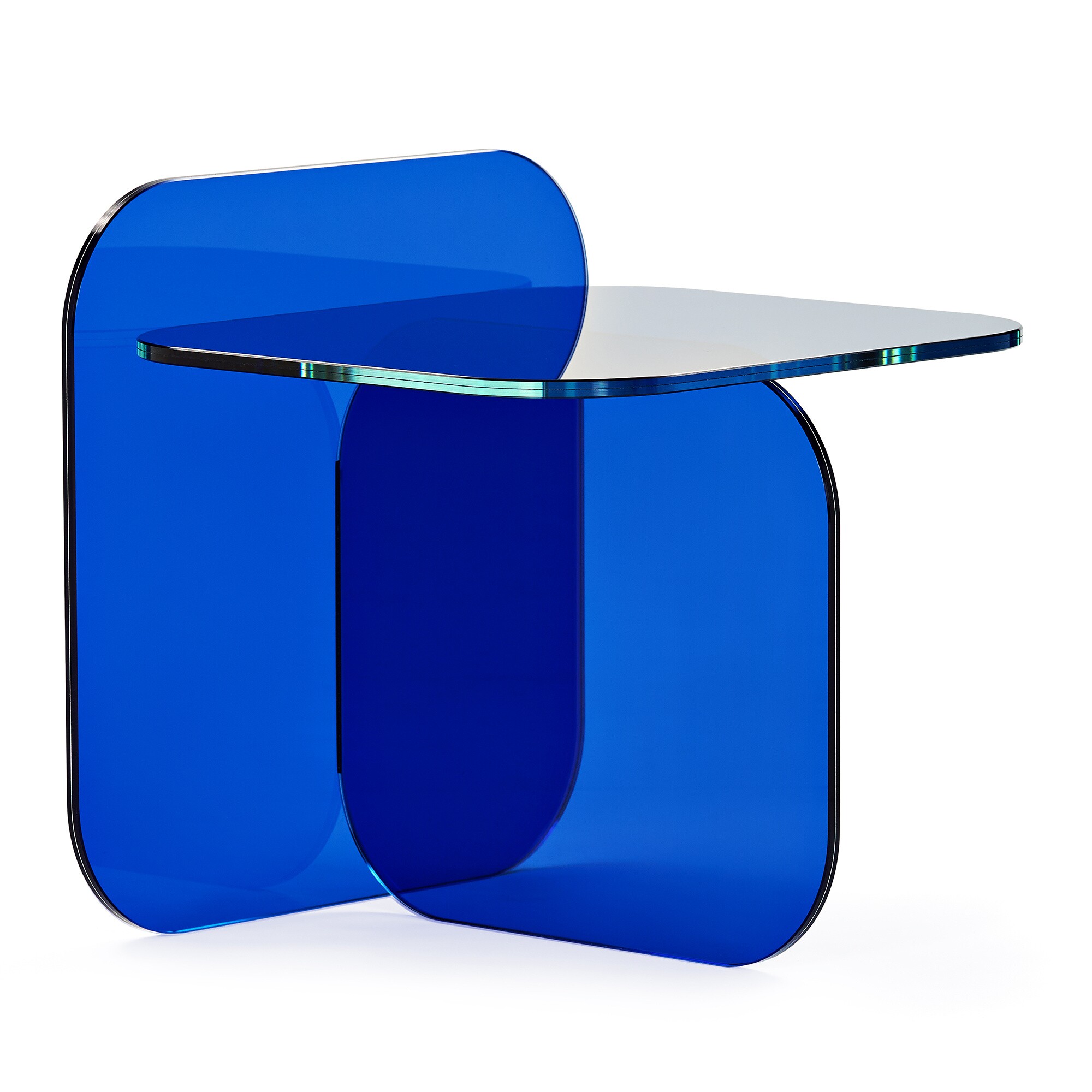 Sol Side Table Crystal Glass