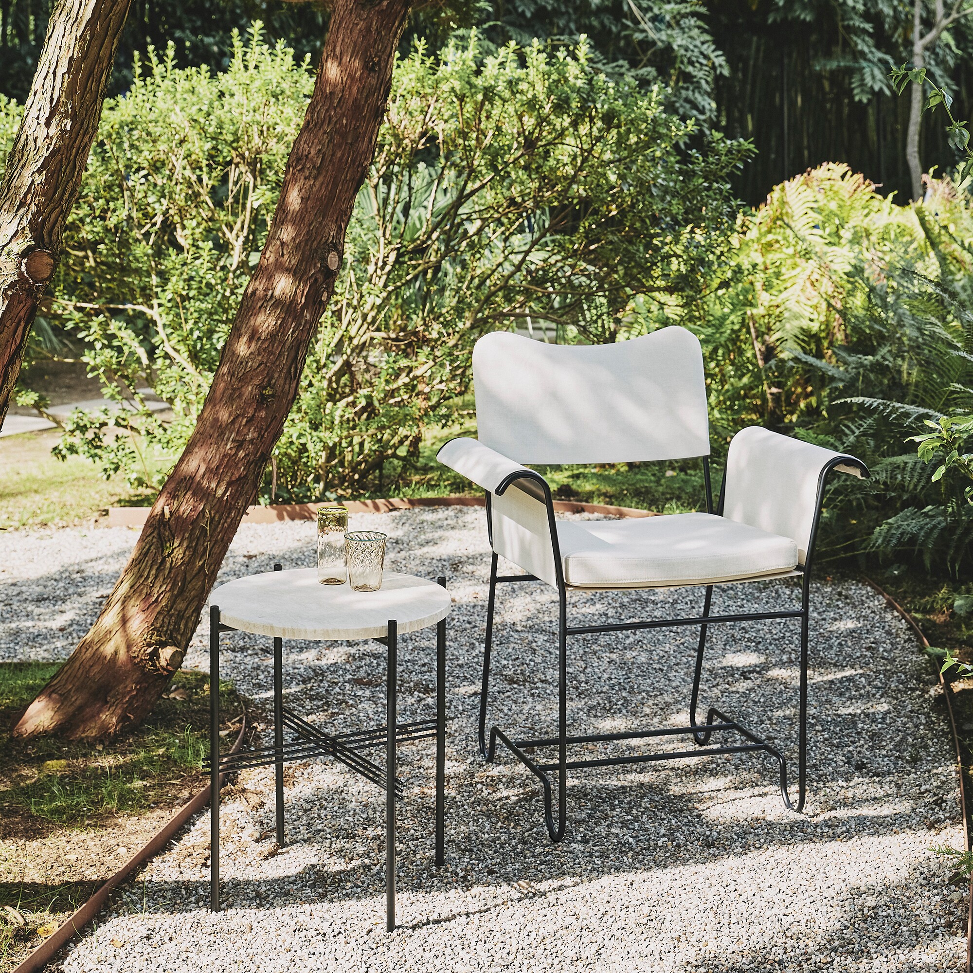 Tropique Outdoor Dining Chair Frame Black