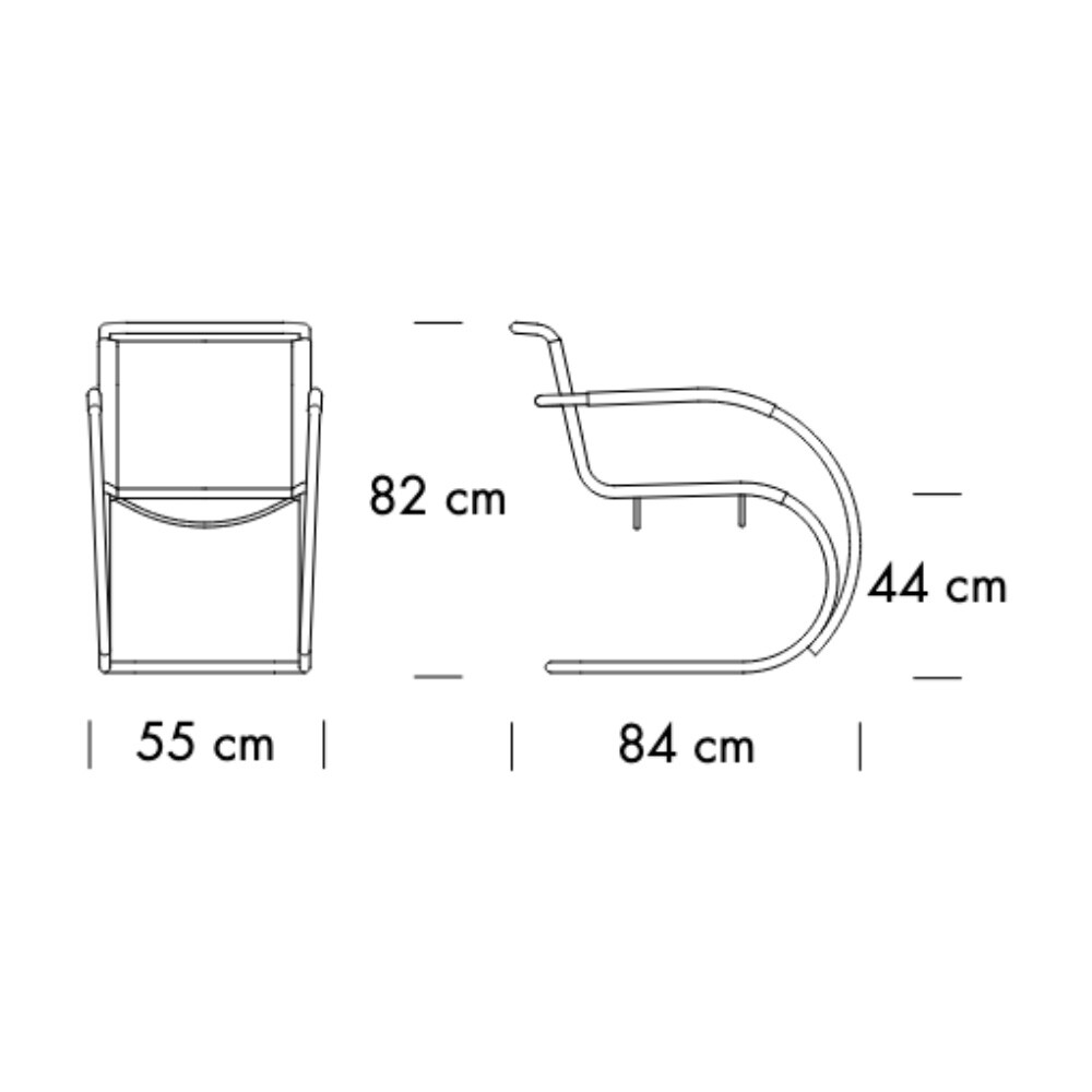 S 533 LF Cantilever Armchair