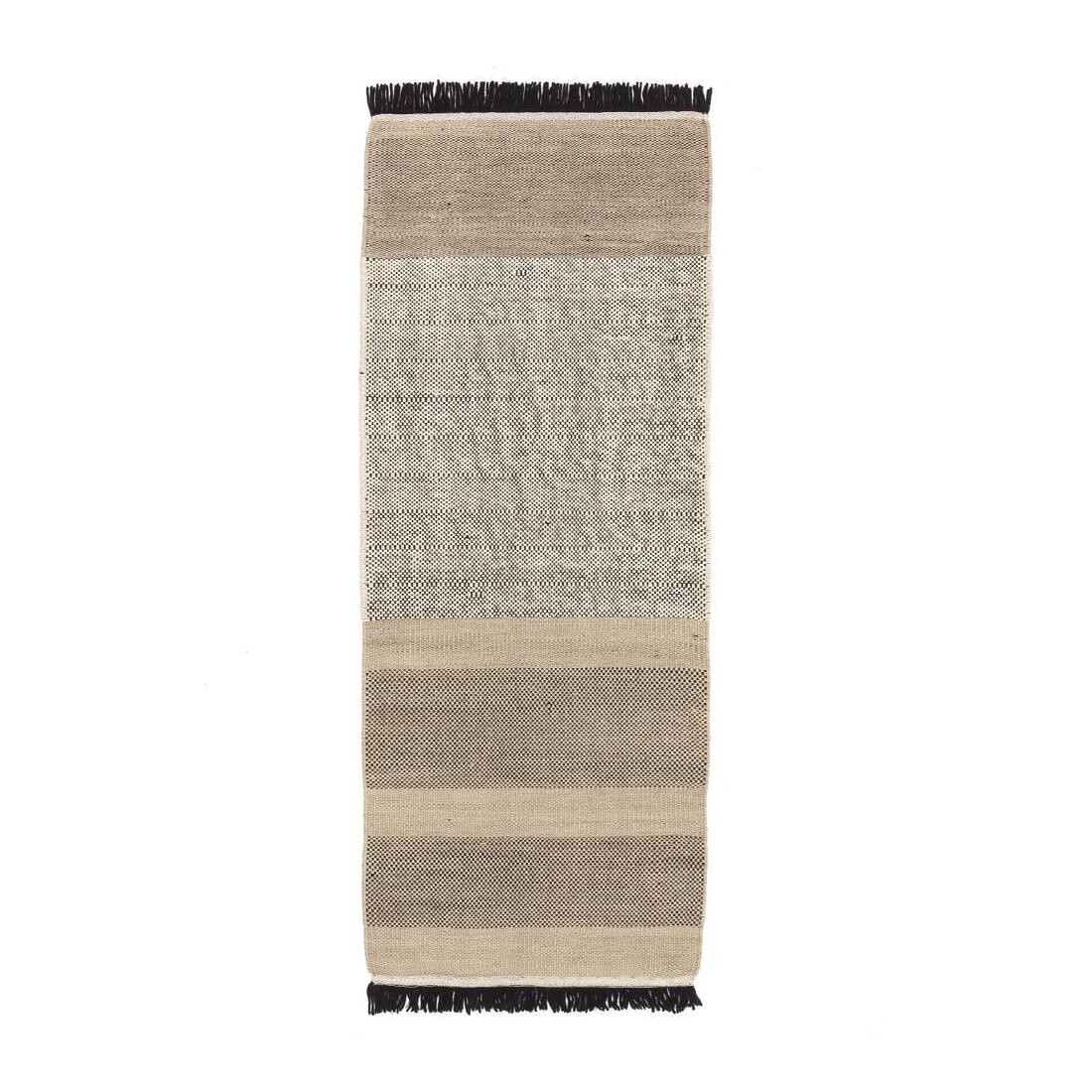 Tres Stripes Wool Felt Carpet Runner