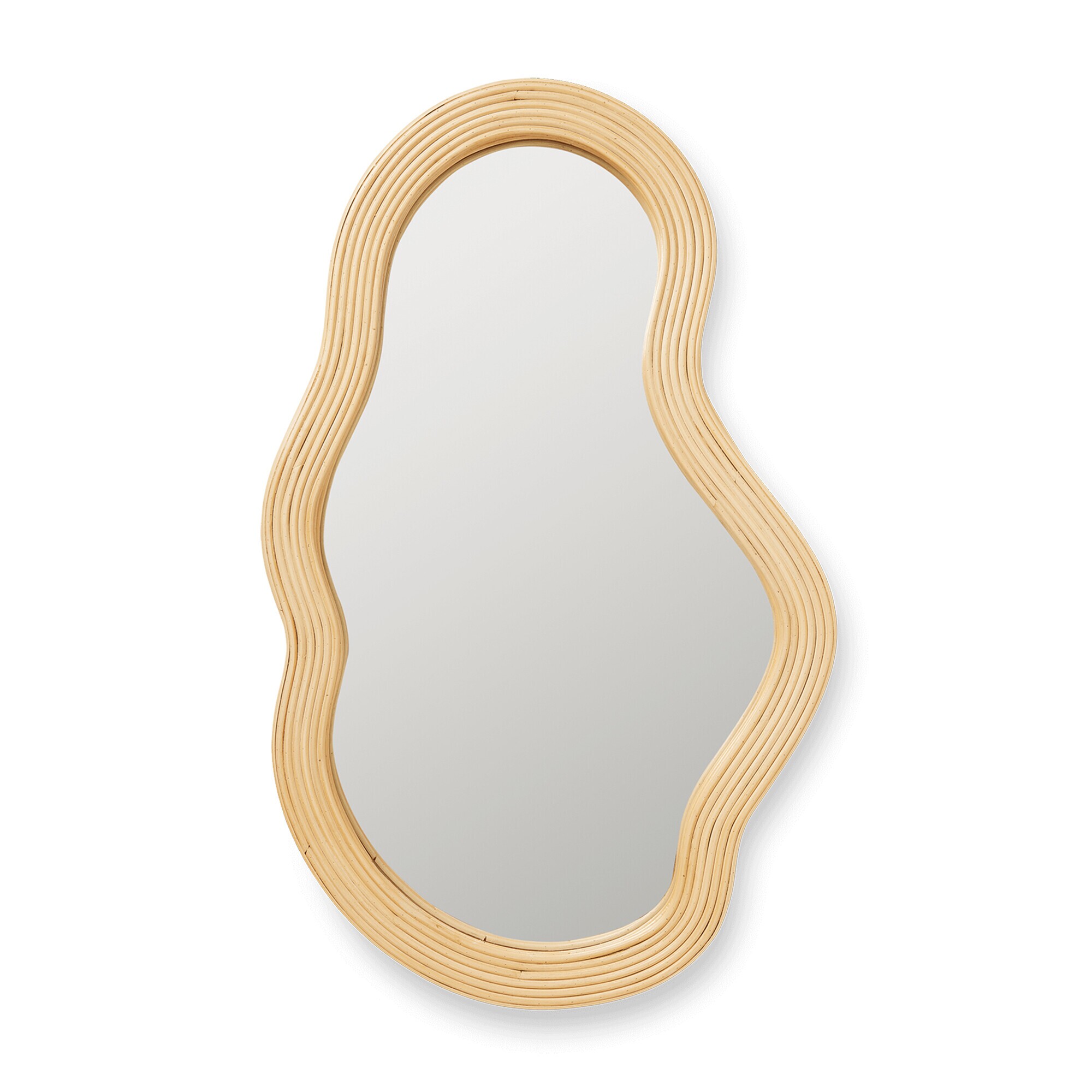 Pond Mirror M Rattan