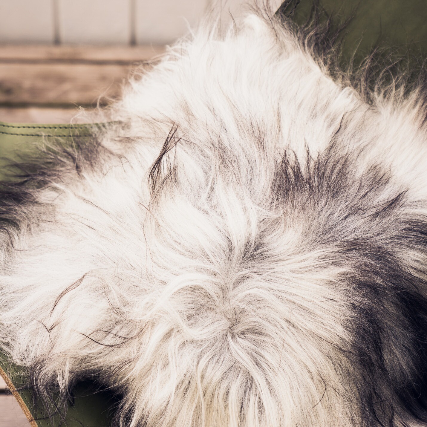 Sheepskin Wild Cushion 35x35cm