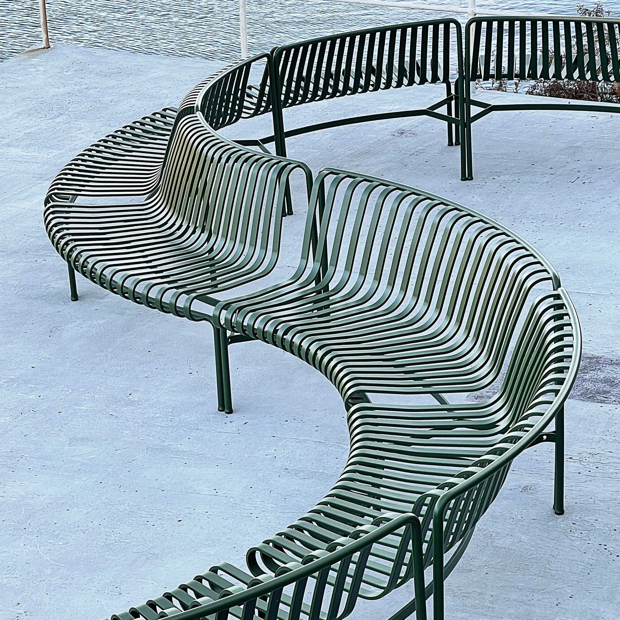 Palissade Dining Park Bench In/In Set of 2