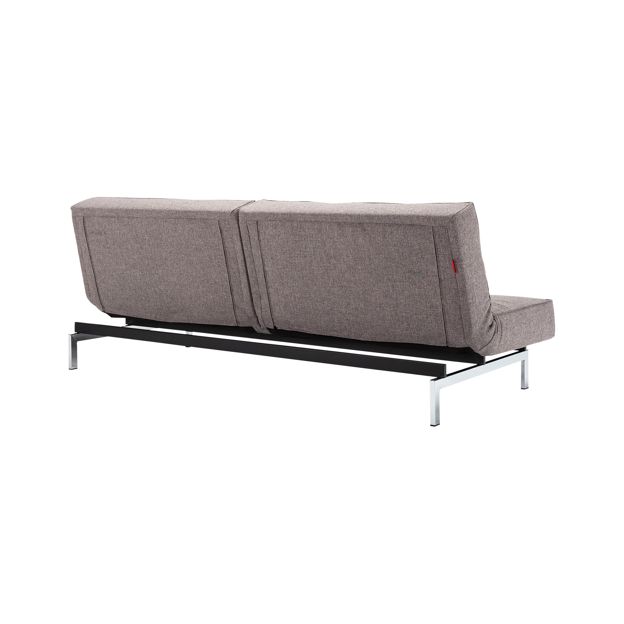 Splitback Sofa Bed Chrome 210x89cm