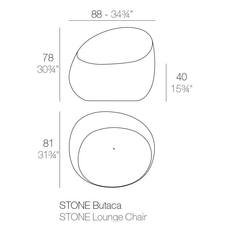 Stone Garden Lounge Chair