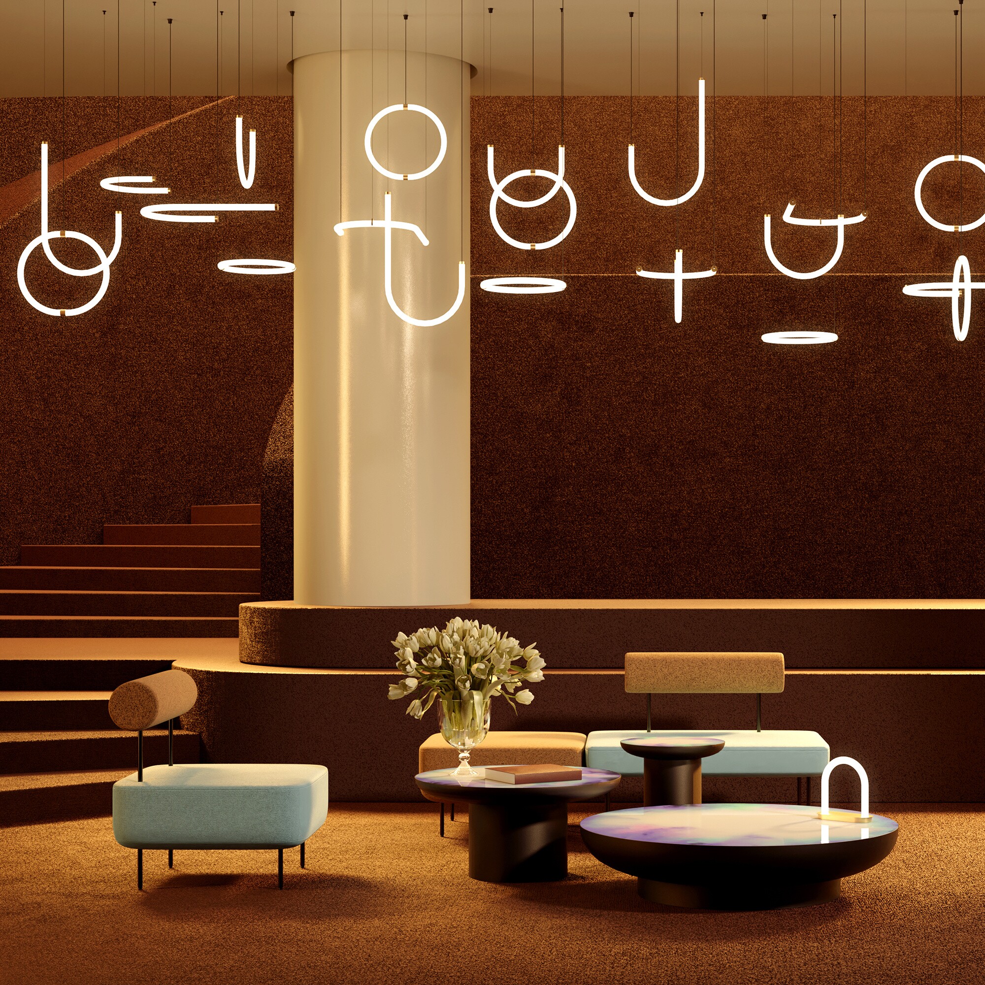 Unseen LED Table Lamp