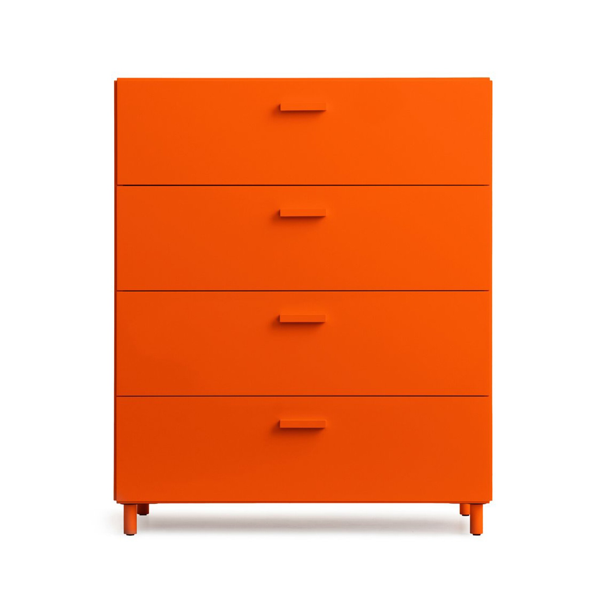Relief Chest of Drawers Wide with Legs 82x92,2cm