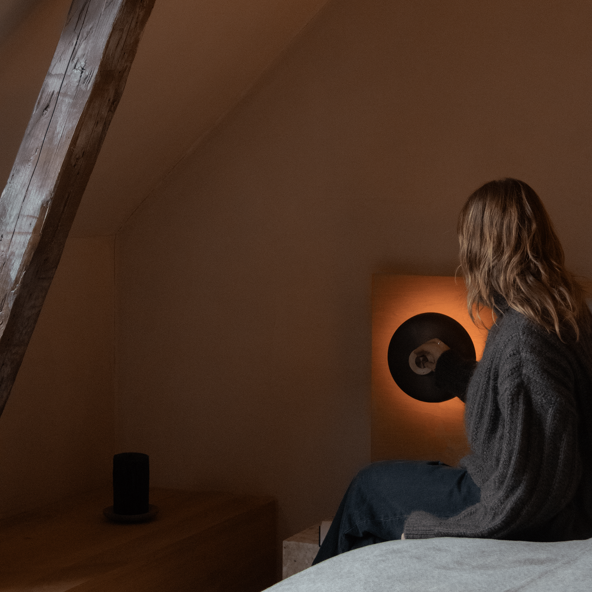 Reverse LED Wall Lamp Hardwired