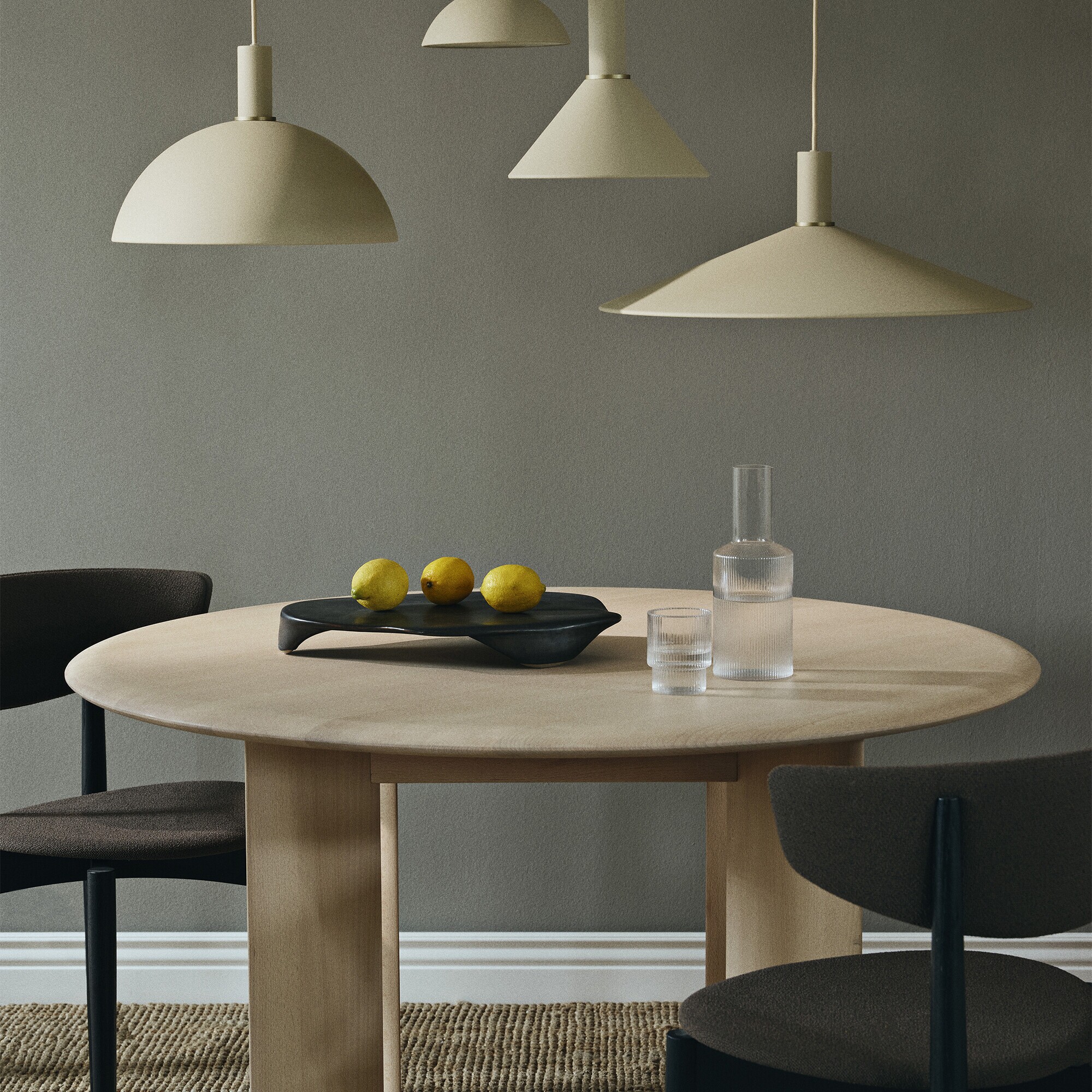 Ripple Carafe with Glass Set of 4