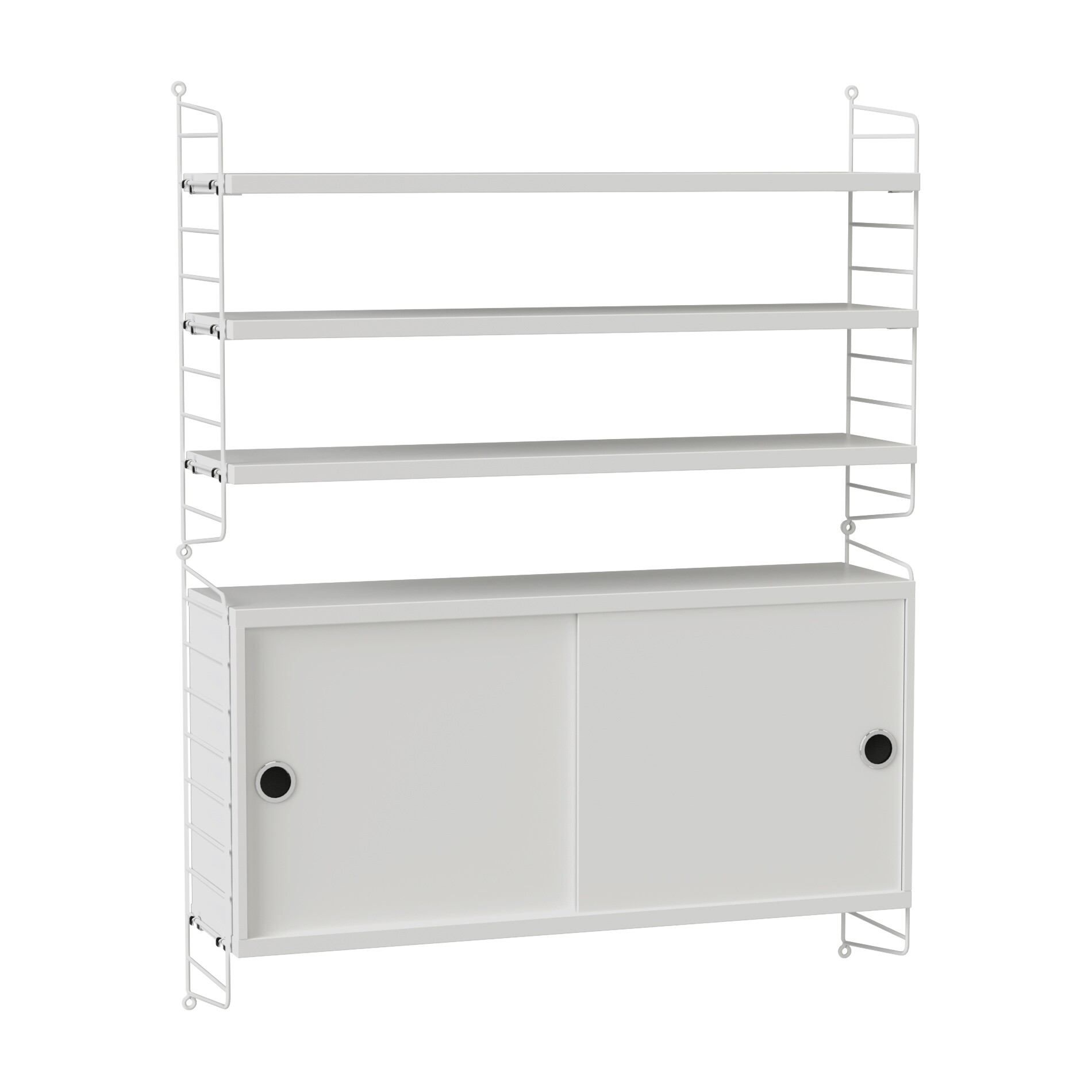 Wall Shelf with Cabinet 78x100x20cm