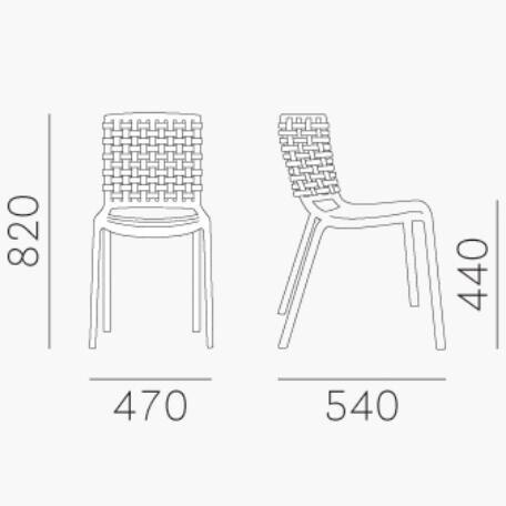 Tatami 305 Garden Chair Set of 4