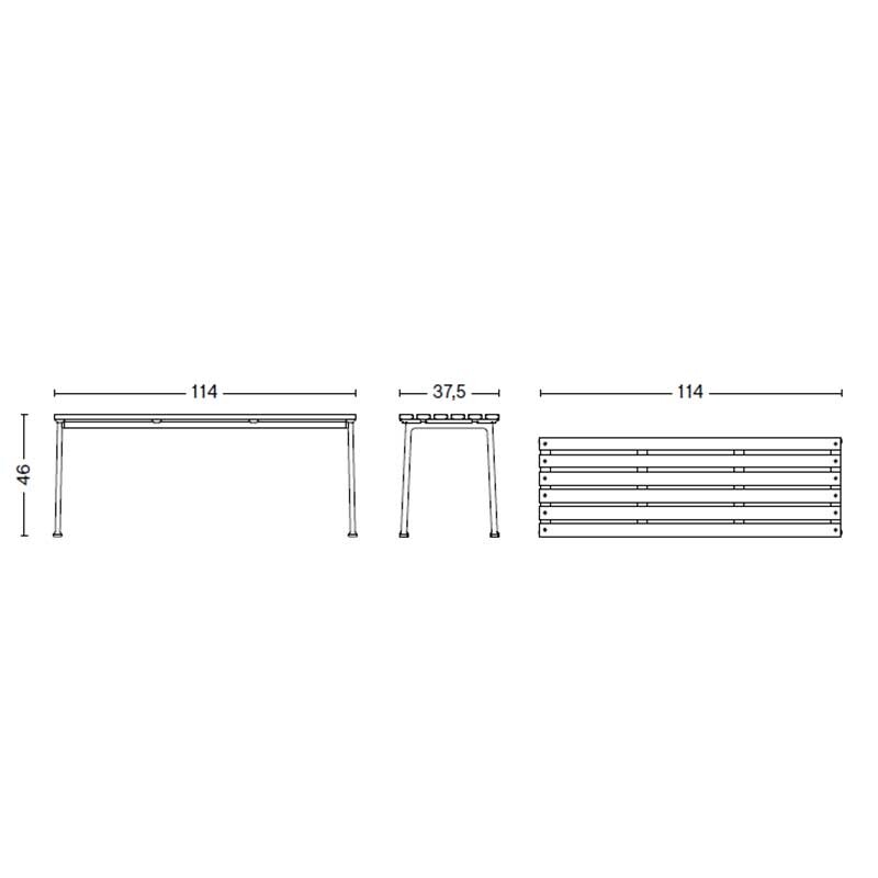 Traverse Outdoor Bench 114cm
