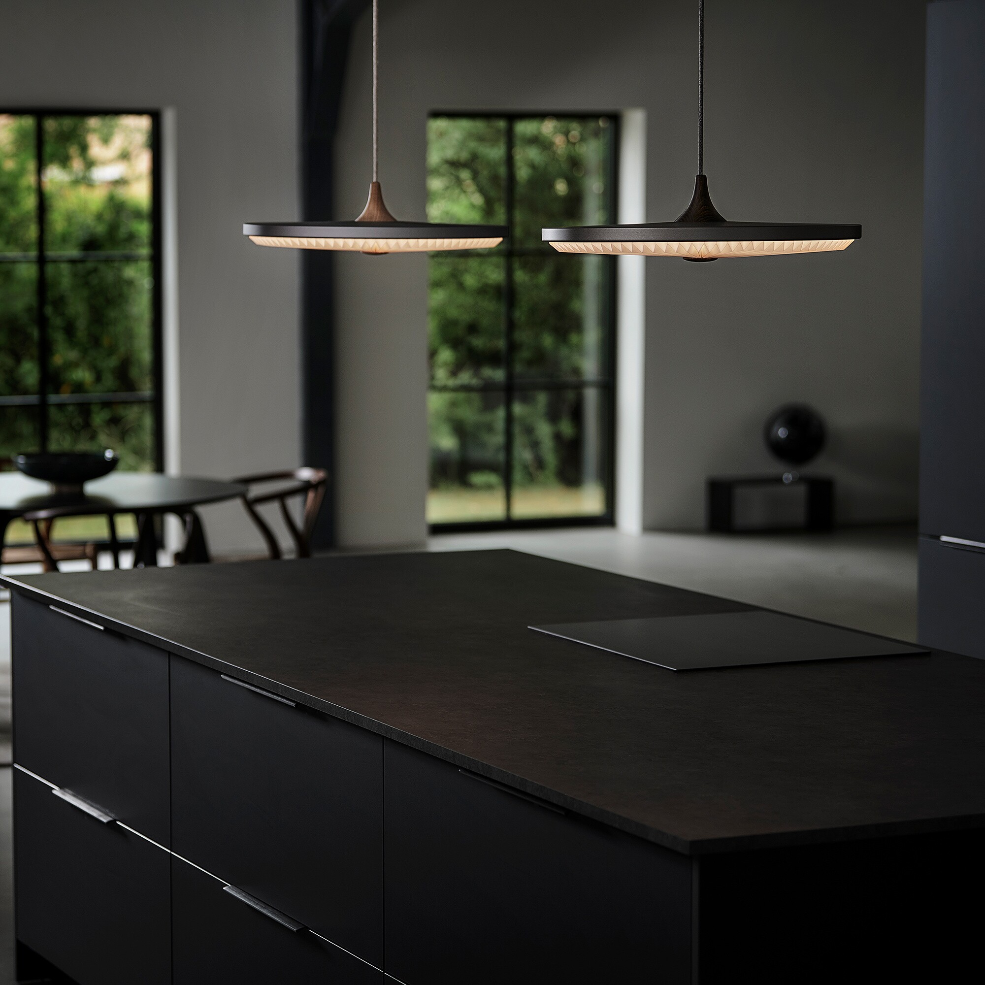Soleil LED Suspension Lamp with Casambi Dimmer