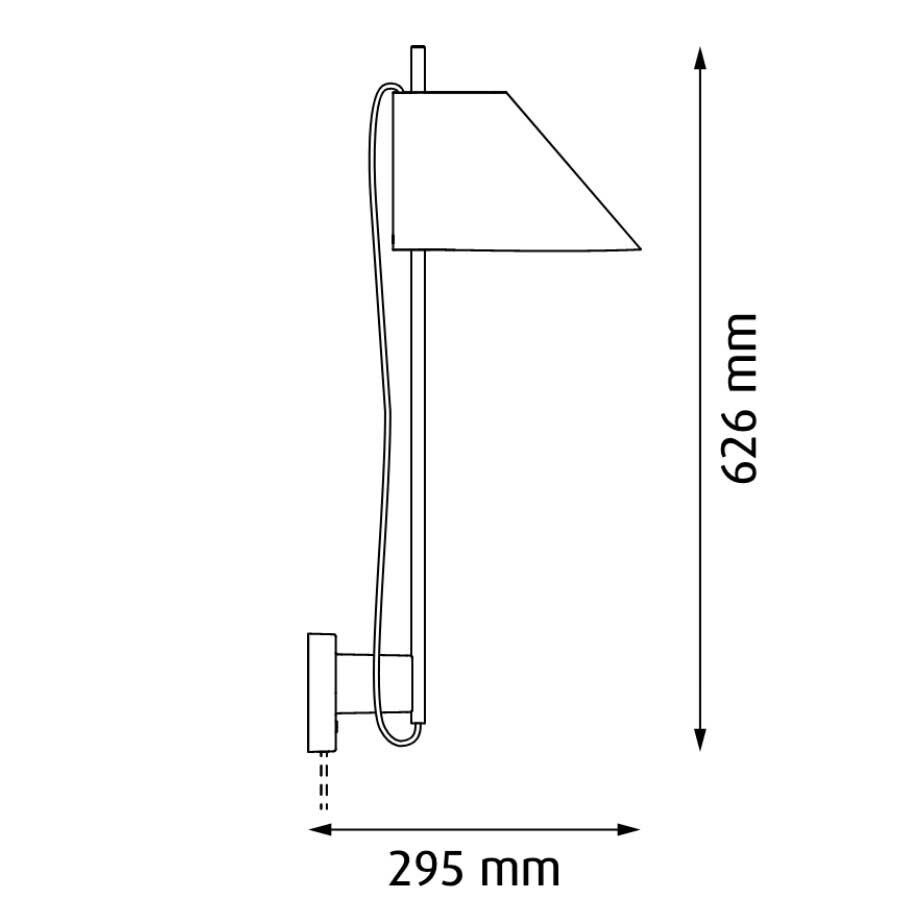 Yuh LED Wall Lamp Brass