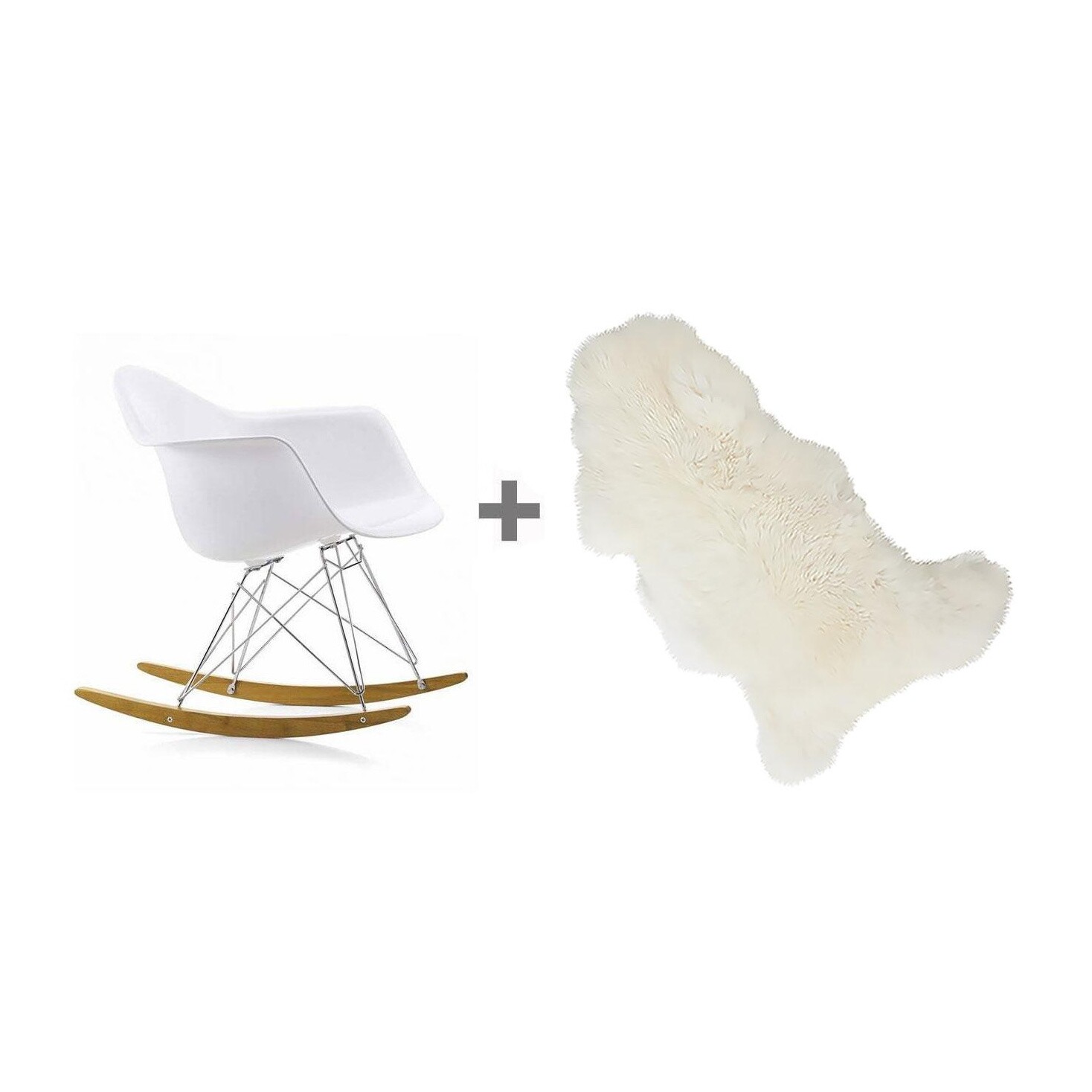 Promotion Set RAR Rocking Chair + Fur