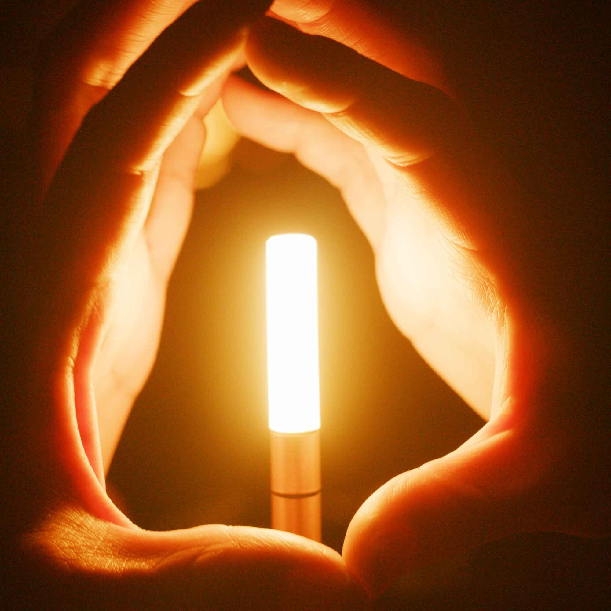 Wick LED Lamp with Battery