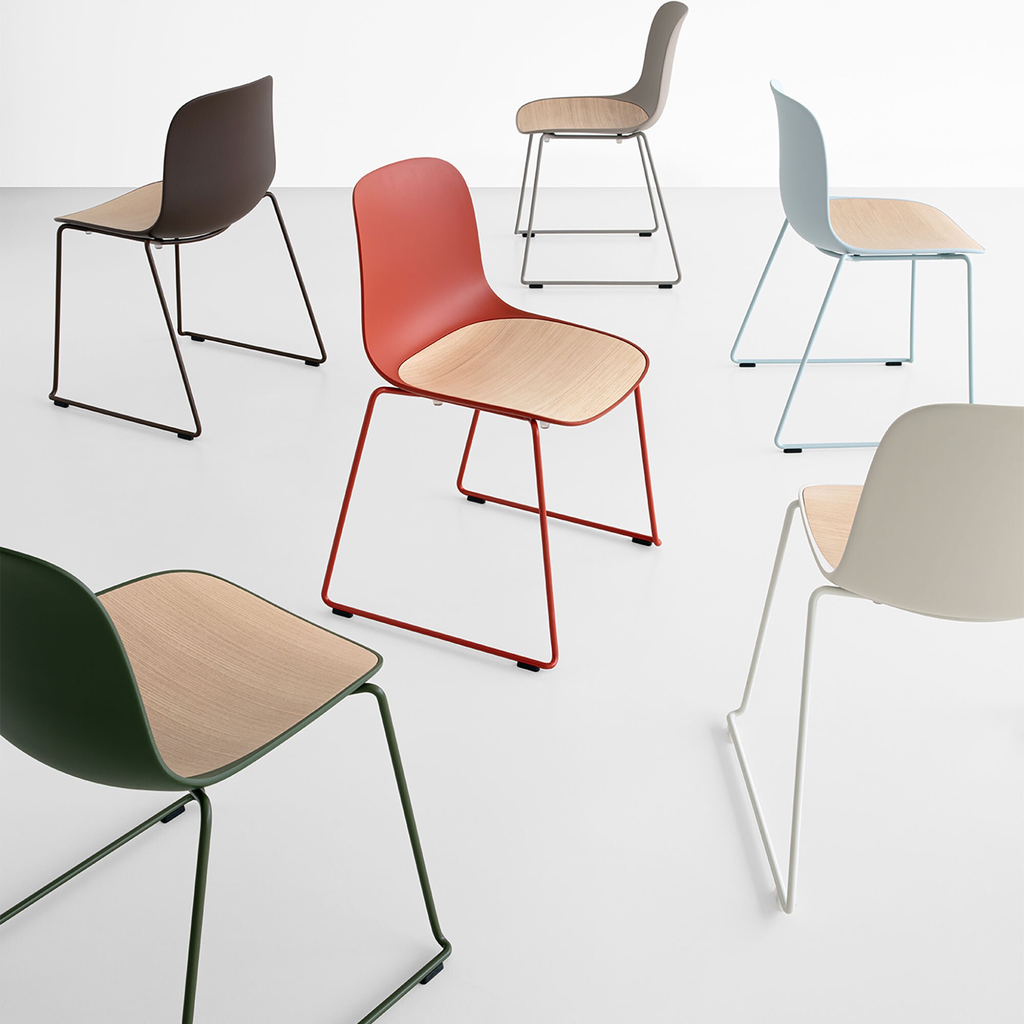 Seela S310 Chair Skid Frame Black