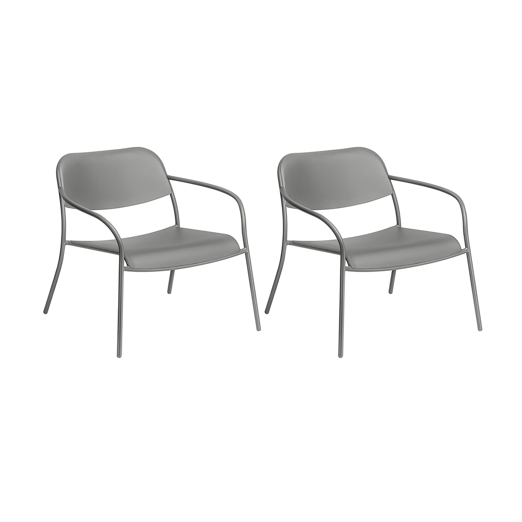 Yua Outdoor Lounge Chair Set of 2