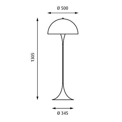 Panthella Floor Lamp