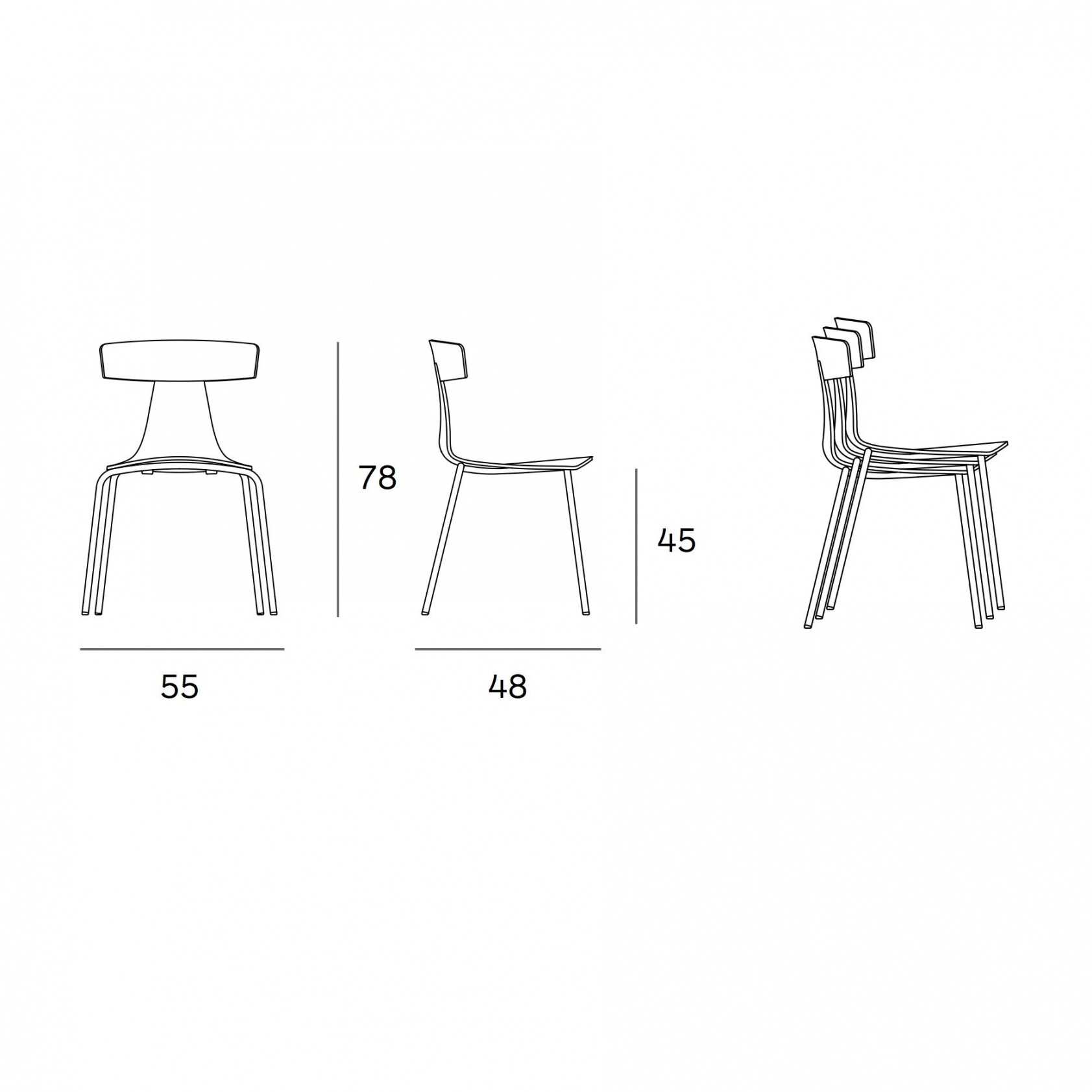 Remo Plastic Garden Chair