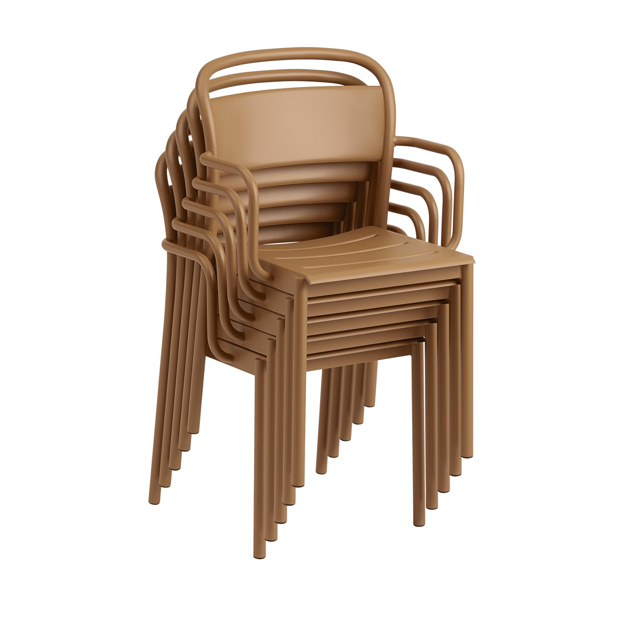 Linear Steel Garden Arm Chair