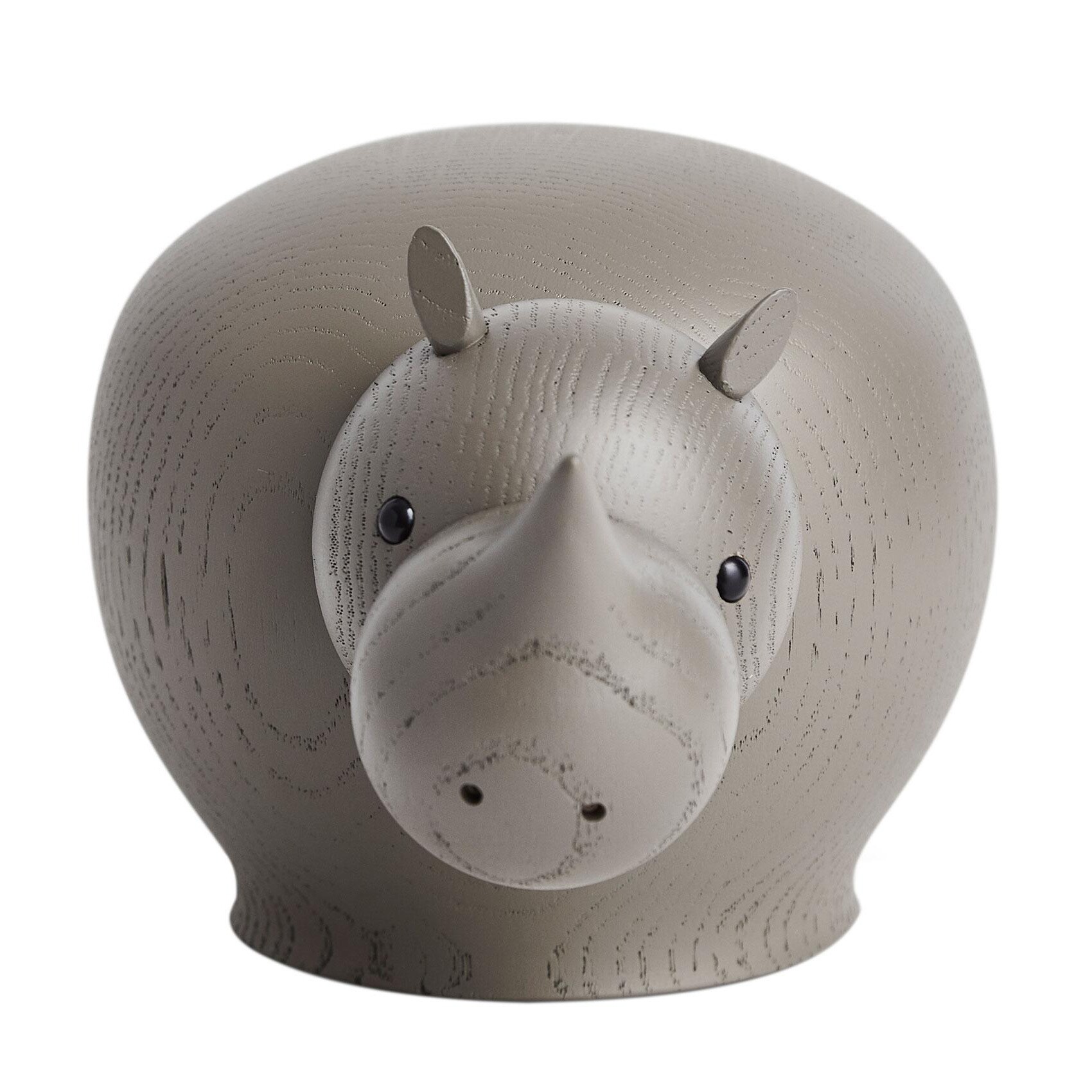Rina Rhinoceros Wood Figure