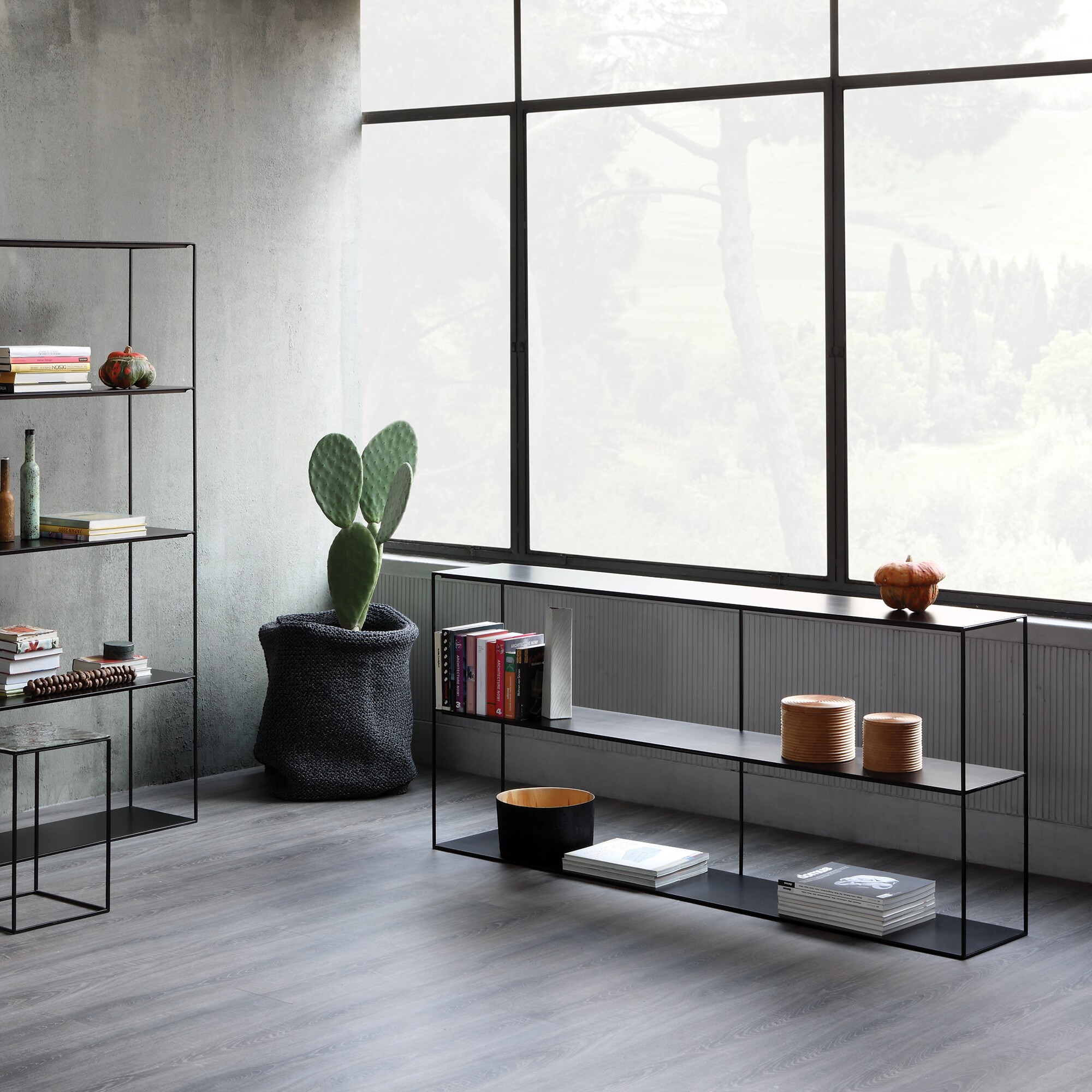 Slim Irony Shelf 180x31x82cm