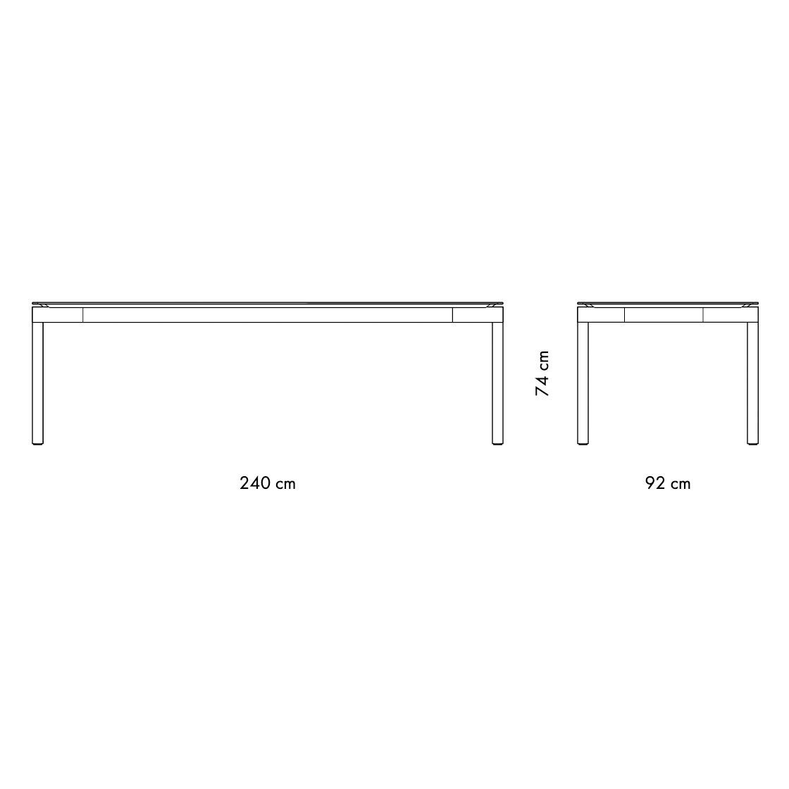Wedekind XLarge Dining Table 240x92x74cm