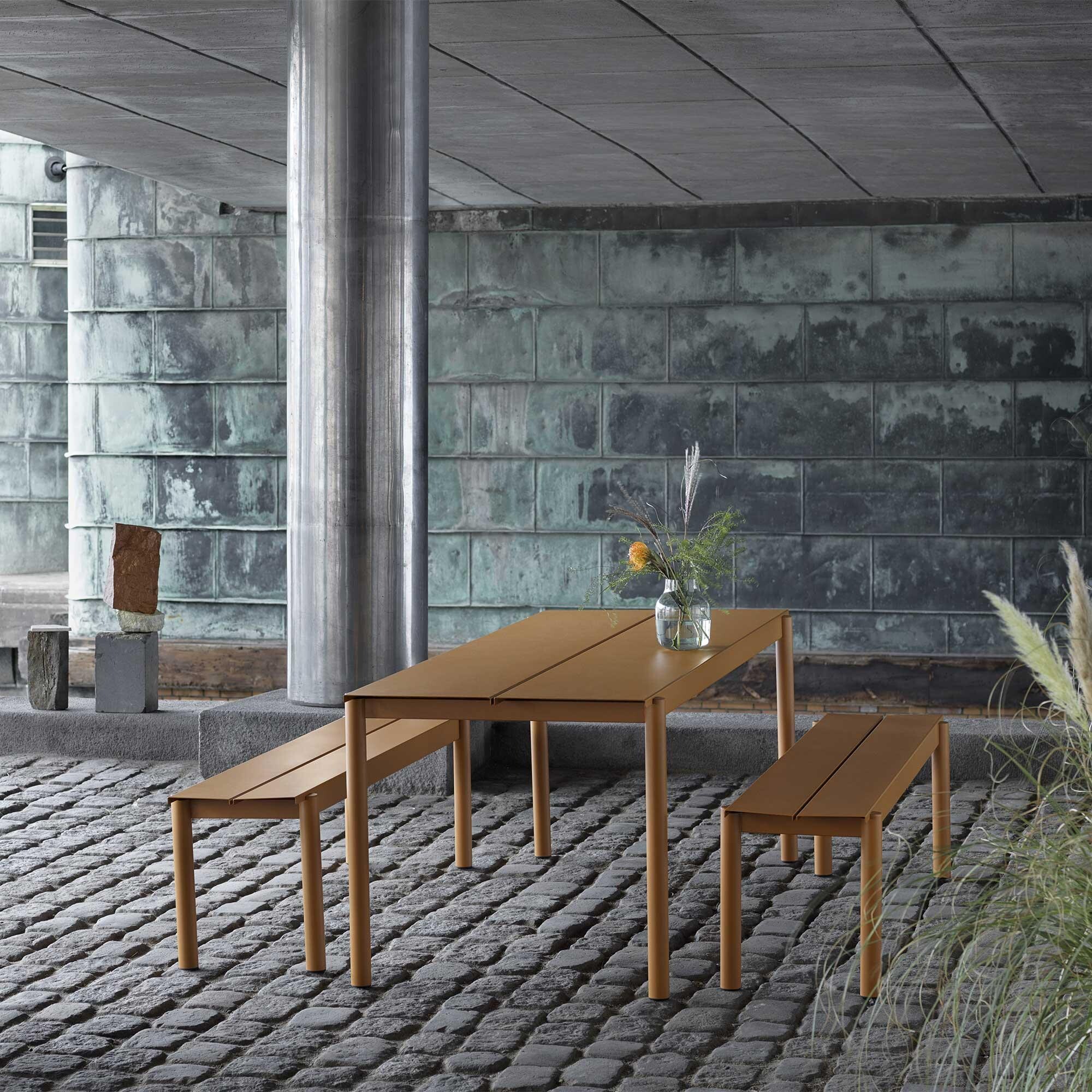 Linear Steel Outdoor Bench 170cm