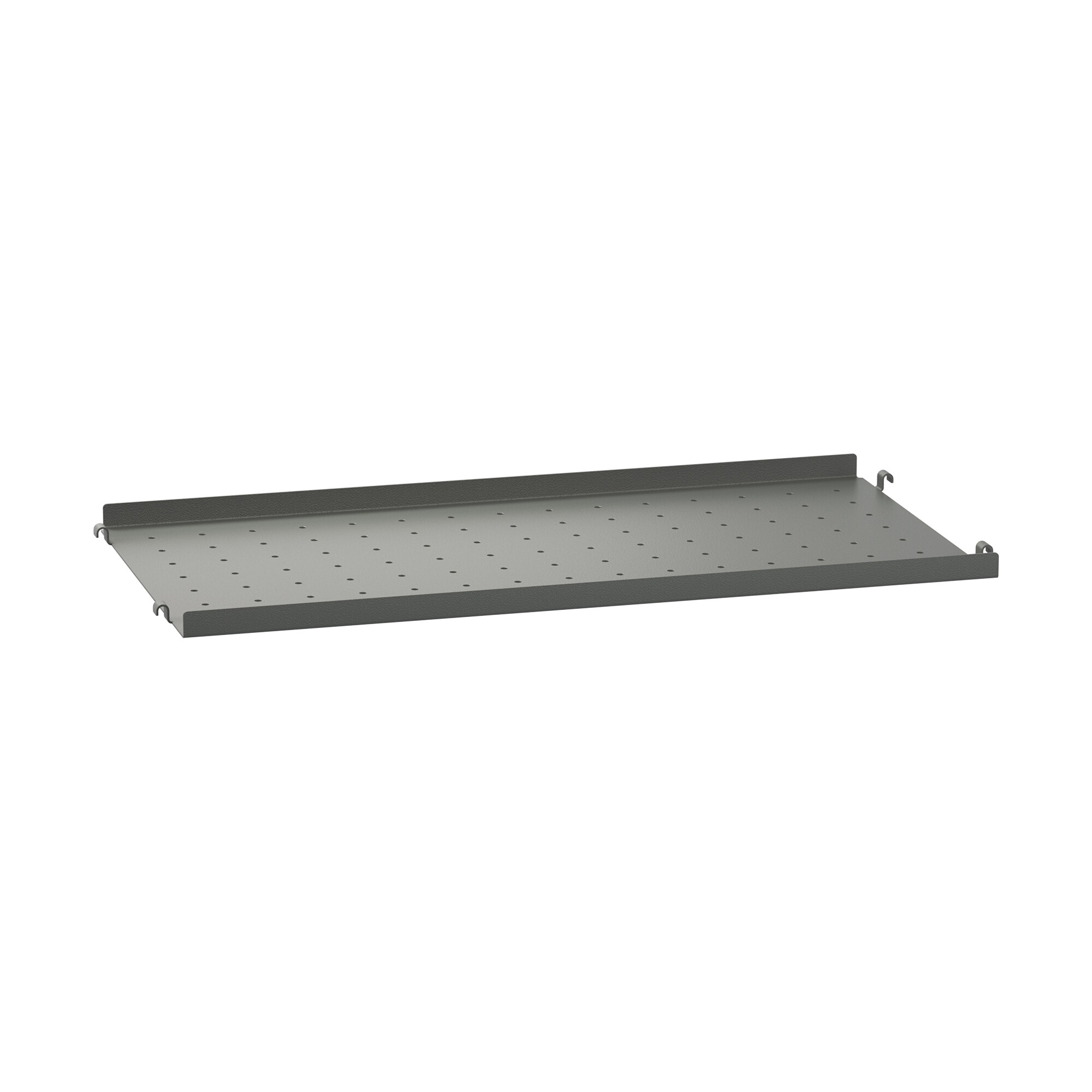 String System Shelf Low Edge Depth 30cm Steel