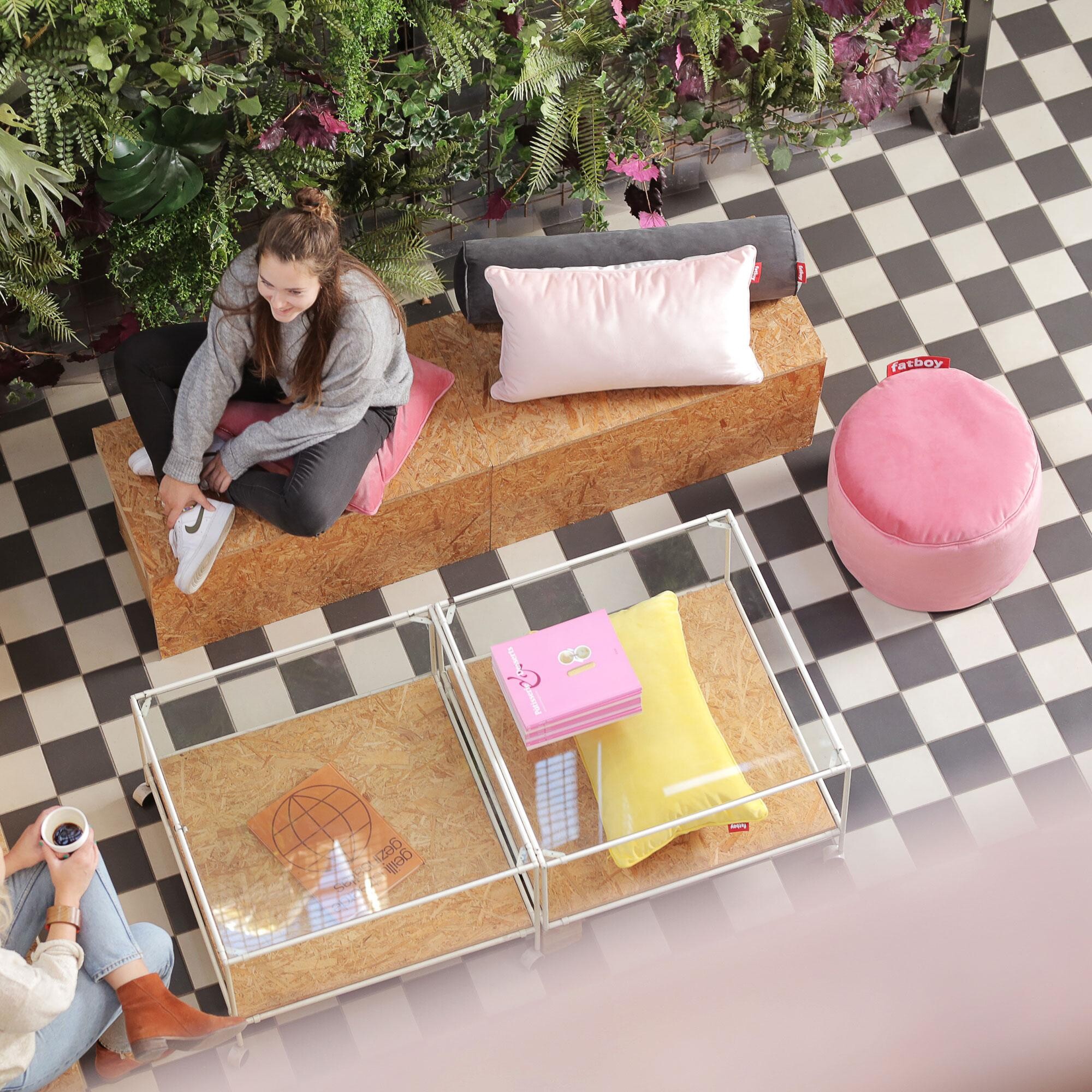 Point Pouf/Stool Velvet