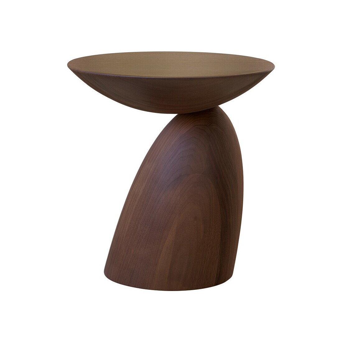 Wooden Parabel Side Table H 47cm