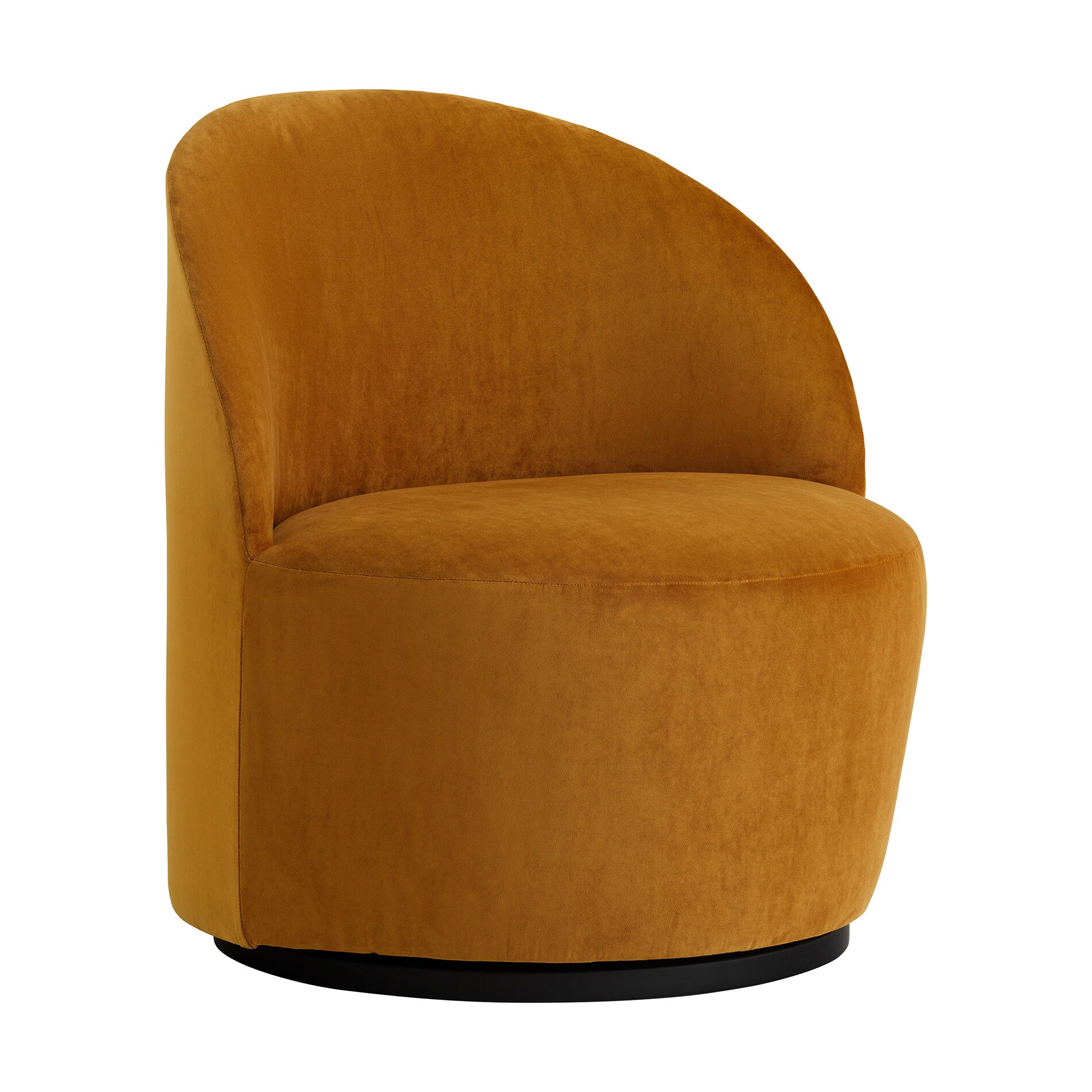 Tearoom Lounge Chair Swivel Velvet