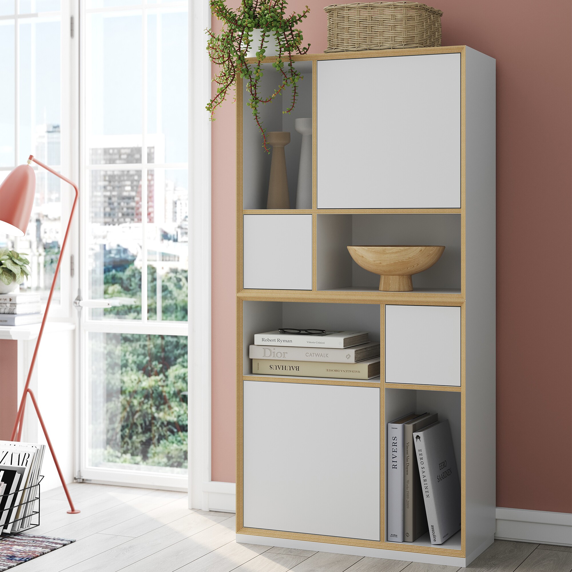 Vertiko Ply Combination 2 Floor Standing Shelf