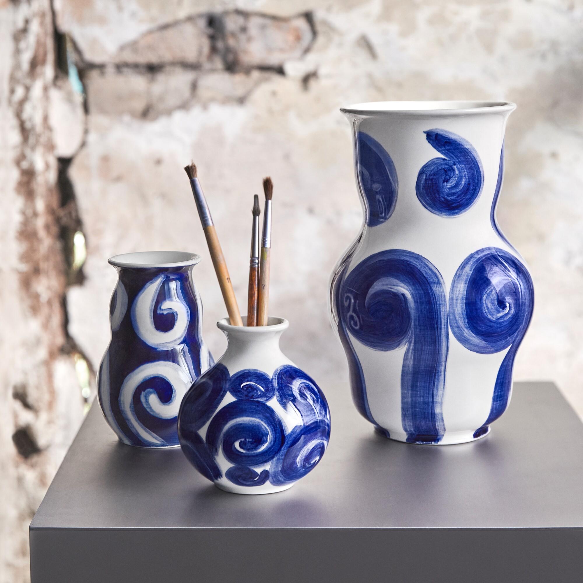 Tulle Vase H 22.5 cm