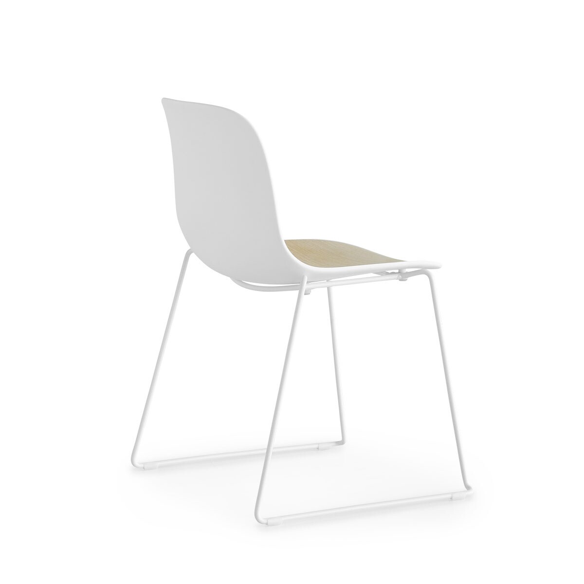 Seela S310 Chair Skid Frame White